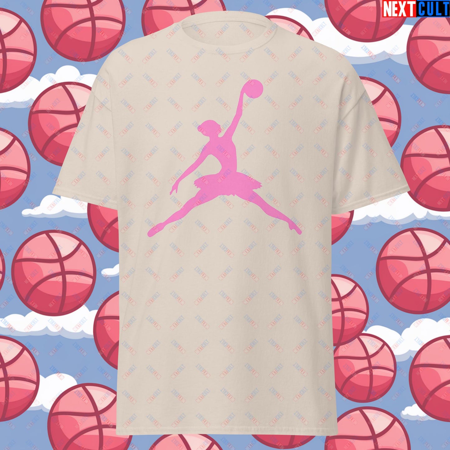 BALLERina Girl's Basketball Ballet Air Ballerina Women's Basketball Unisex tee Next Cult Brand