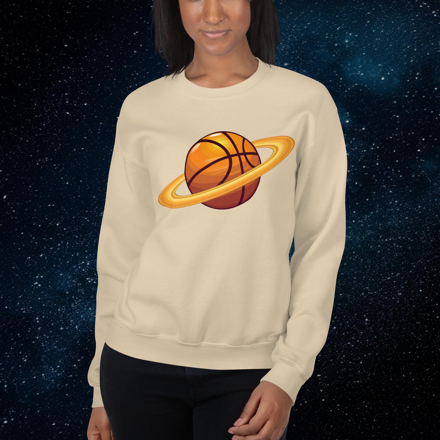 Basketball Planet Ball is Life Unisex Sweatshirt Next Cult Brand