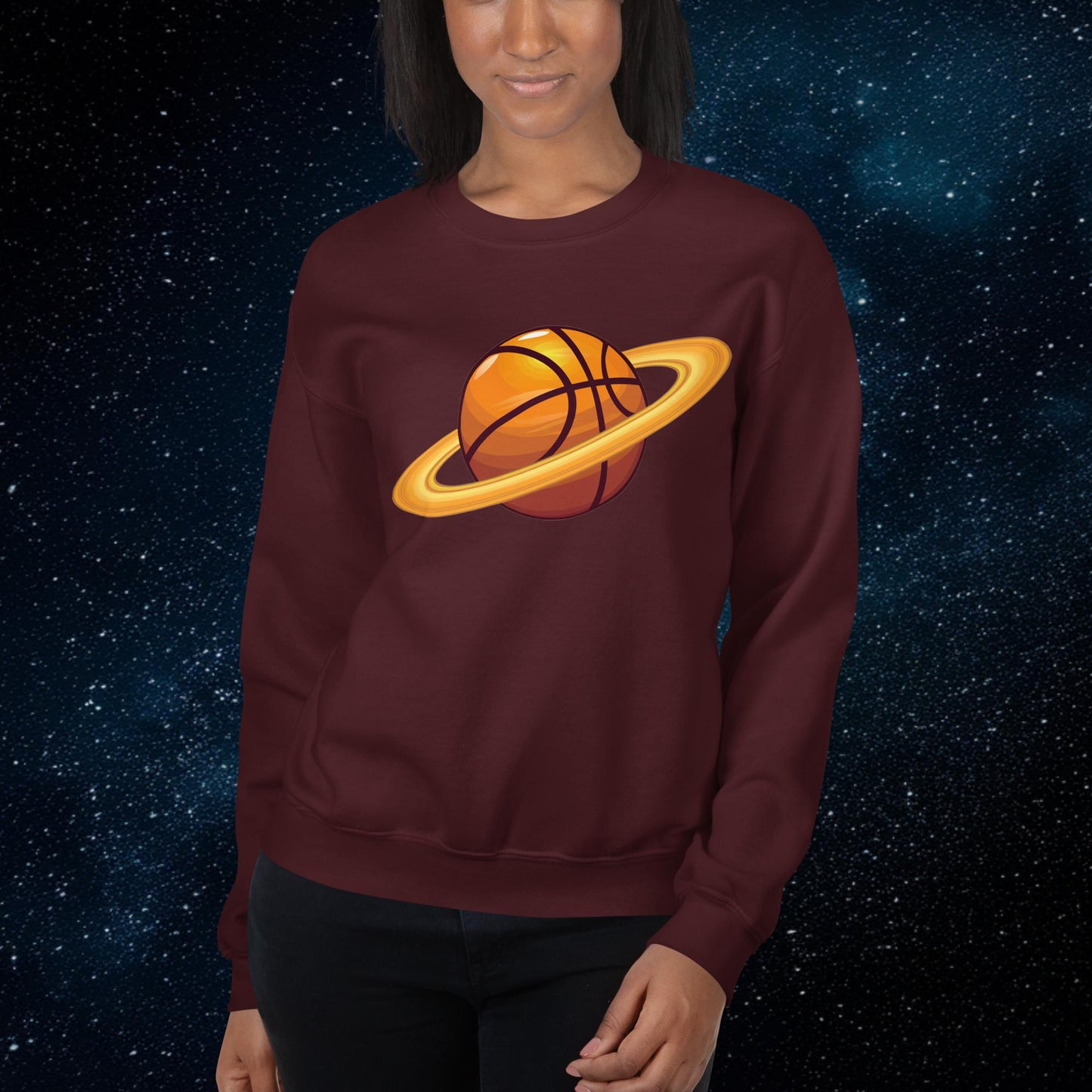 Basketball Planet Ball is Life Unisex Sweatshirt Next Cult Brand