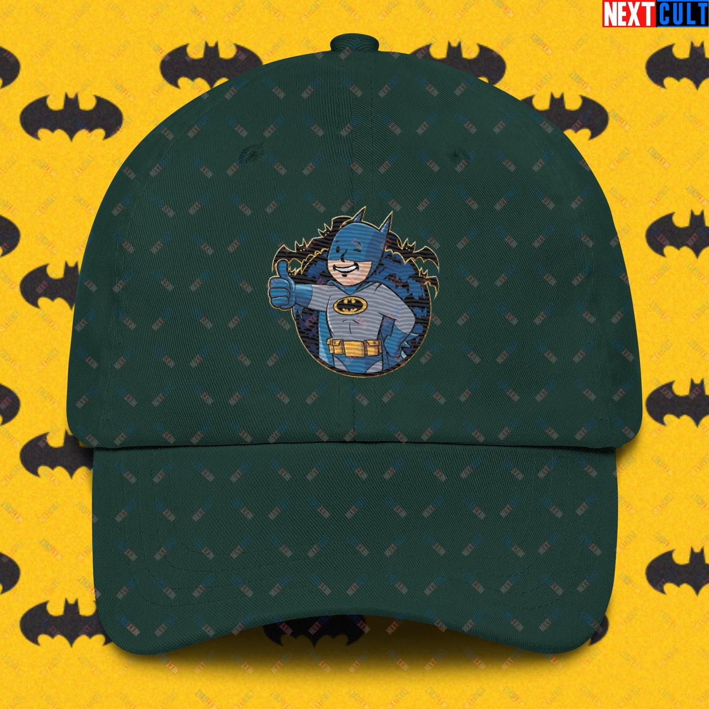 Bat Boy Batman Vault Boy Fallout Funny Cartoon Mashup Dad hat Next Cult Brand