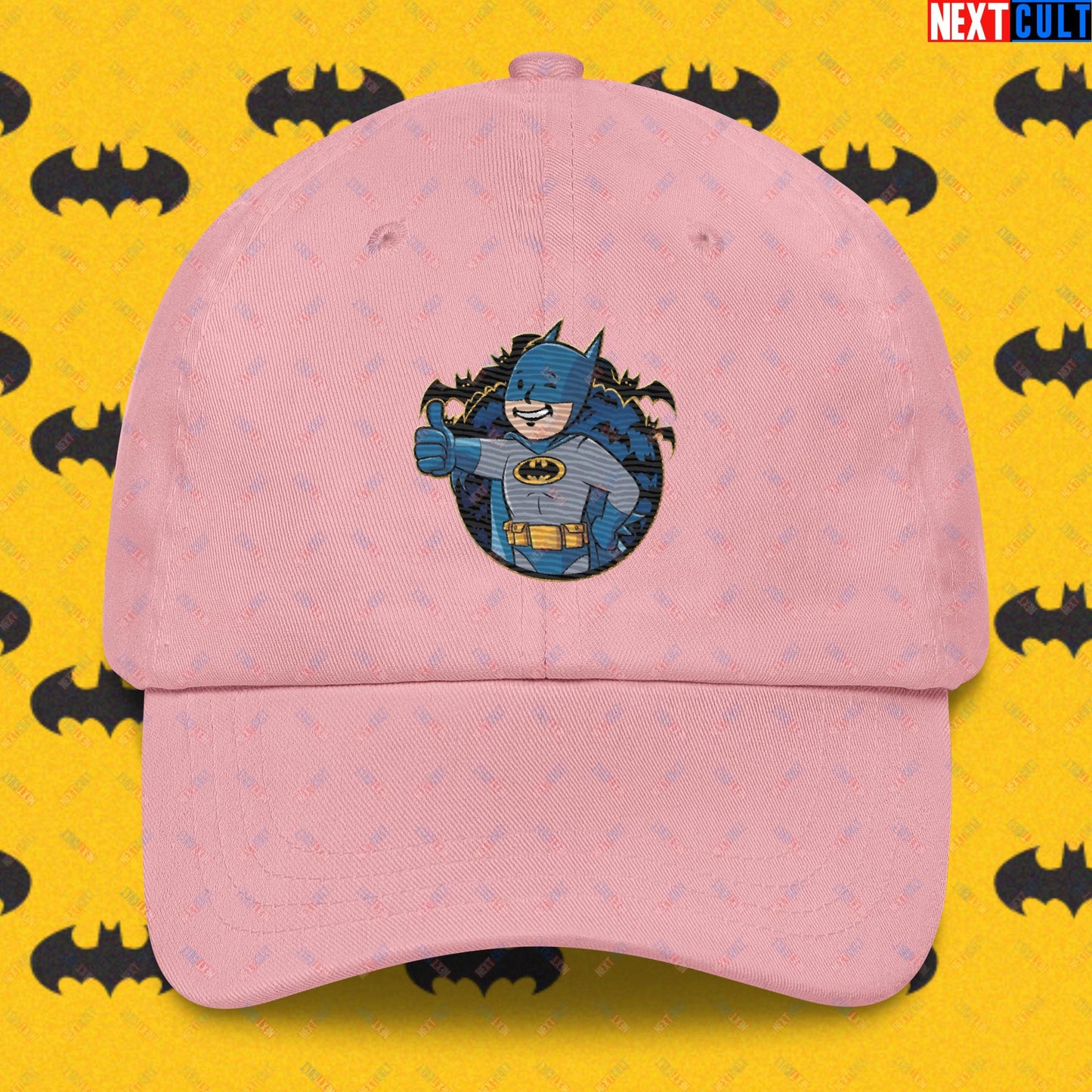 Bat Boy Batman Vault Boy Fallout Funny Cartoon Mashup Dad hat Next Cult Brand