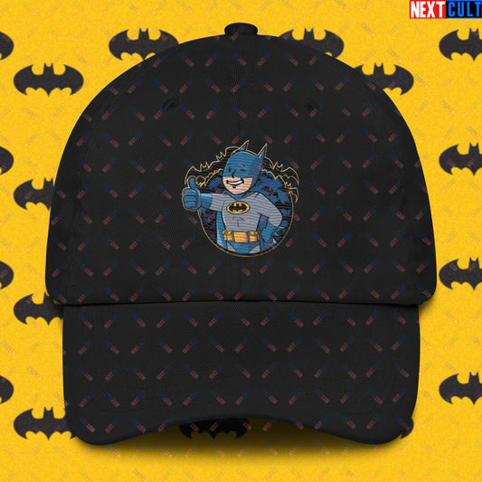 Bat Boy Batman Vault Boy Fallout Funny Cartoon Mashup Dad hat Next Cult Brand