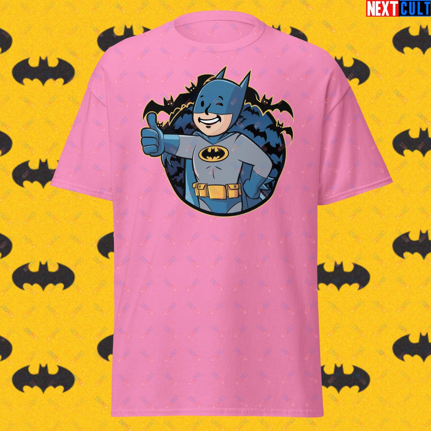 Bat Boy Batman Vault Boy Fallout Funny Cartoon Mashup Unisex tee Next Cult Brand