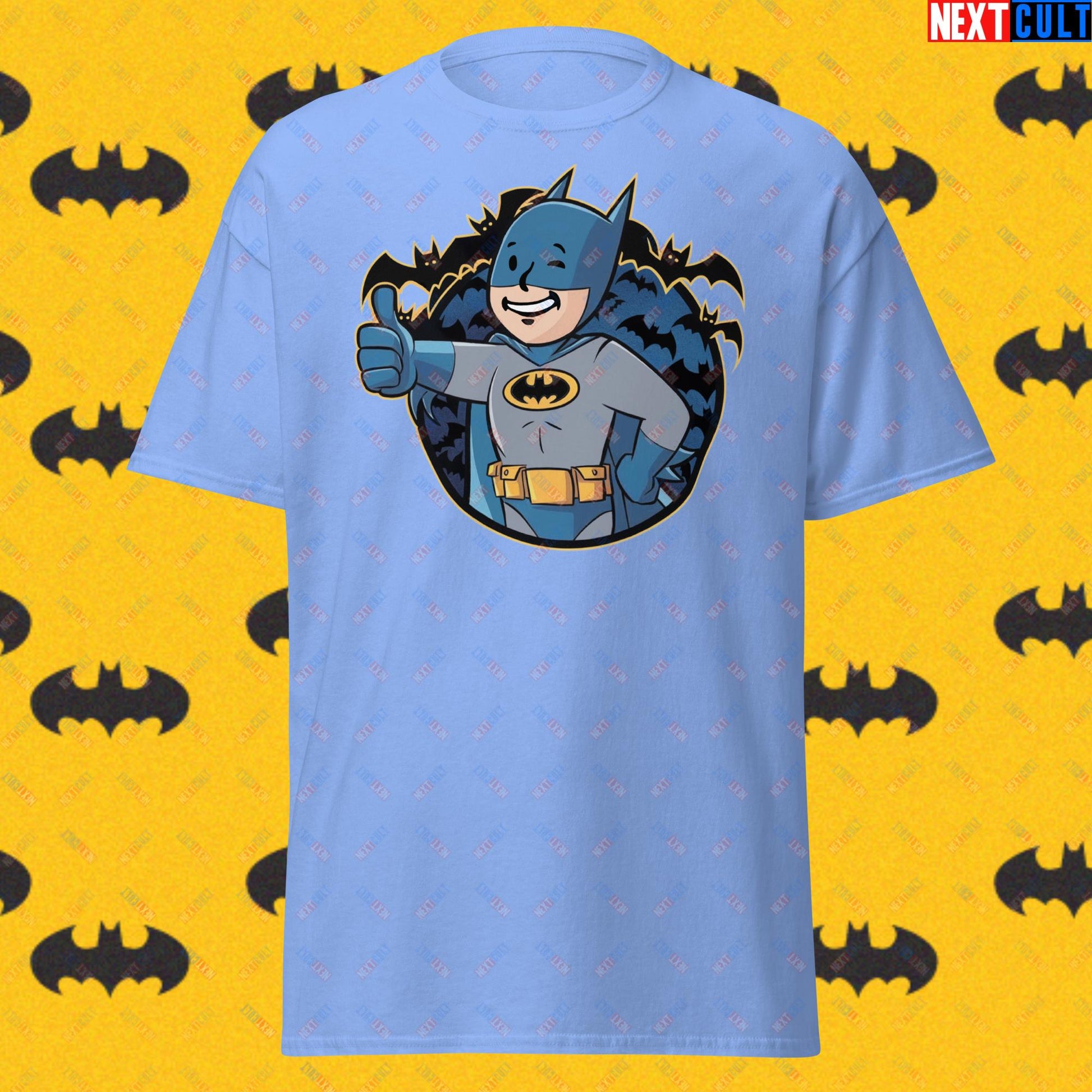 Bat Boy Batman Vault Boy Fallout Funny Cartoon Mashup Unisex tee Next Cult Brand