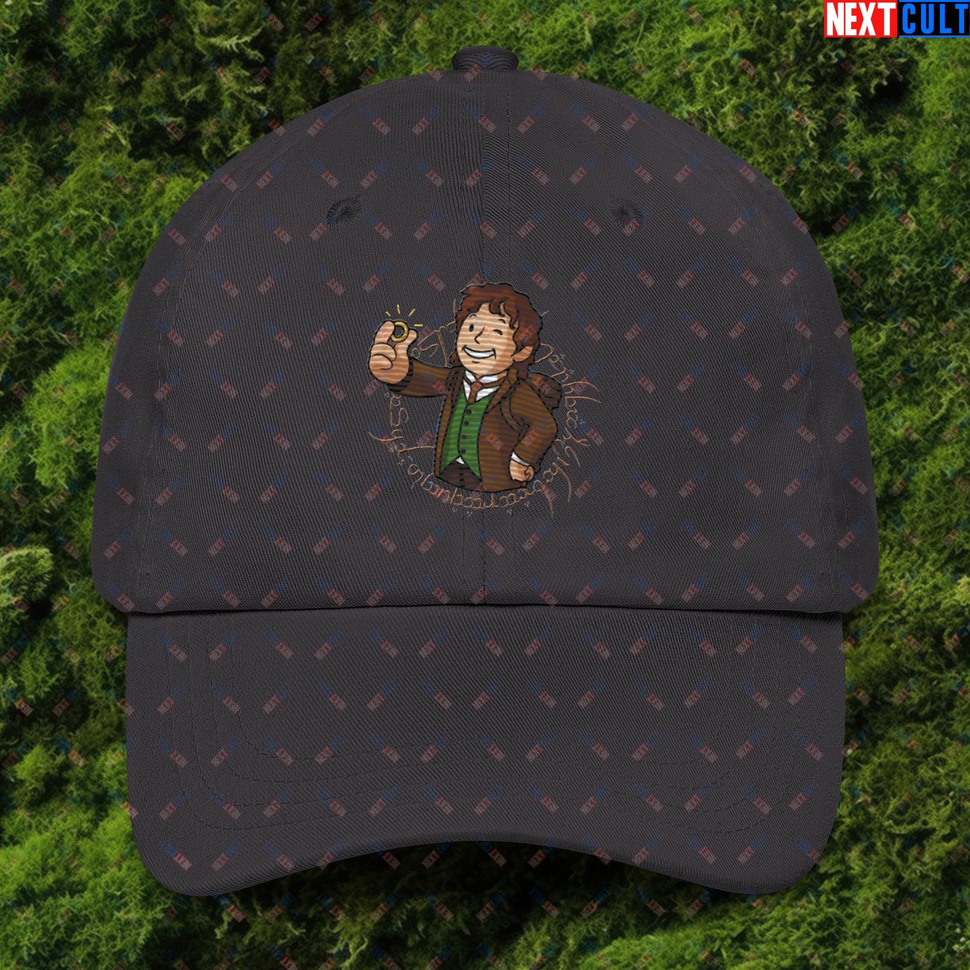 Bilboy Bilbo Baggins Lord of the Rings Vault Boy Fallout Funny Cartoon Mashup Dad hat Next Cult Brand