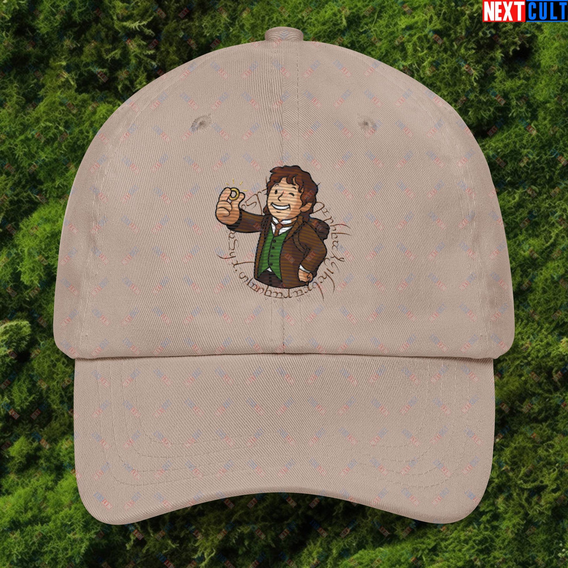 Bilboy Bilbo Baggins Lord of the Rings Vault Boy Fallout Funny Cartoon Mashup Dad hat Next Cult Brand