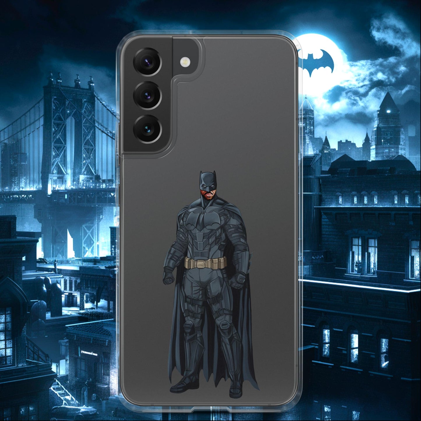 Black Batman Blackman Superheroes Clear Case for Samsung Next Cult Brand