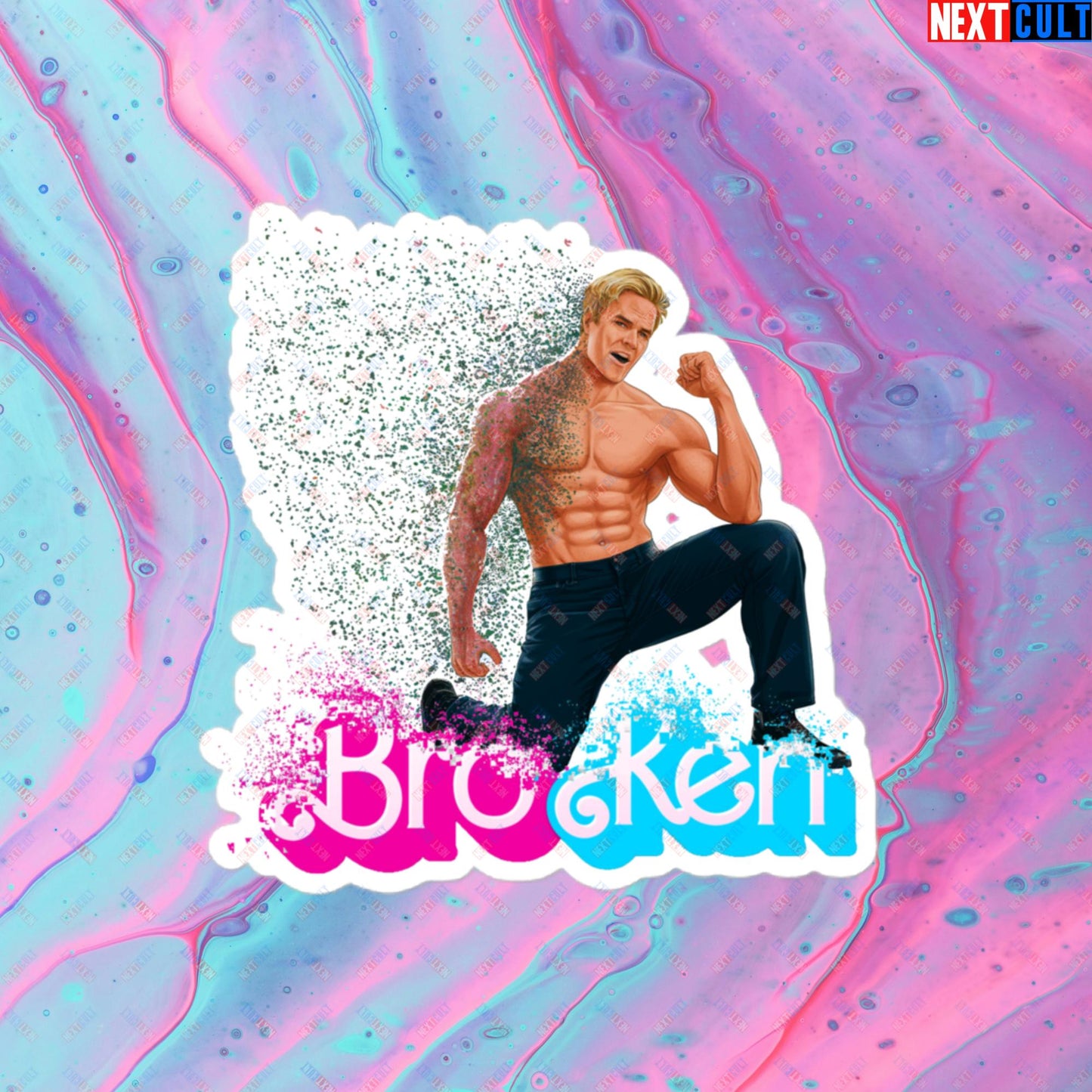 BroKen Funny Ken Barbie Movie Ryan Gosling Bubble-free stickers Next Cult Brand