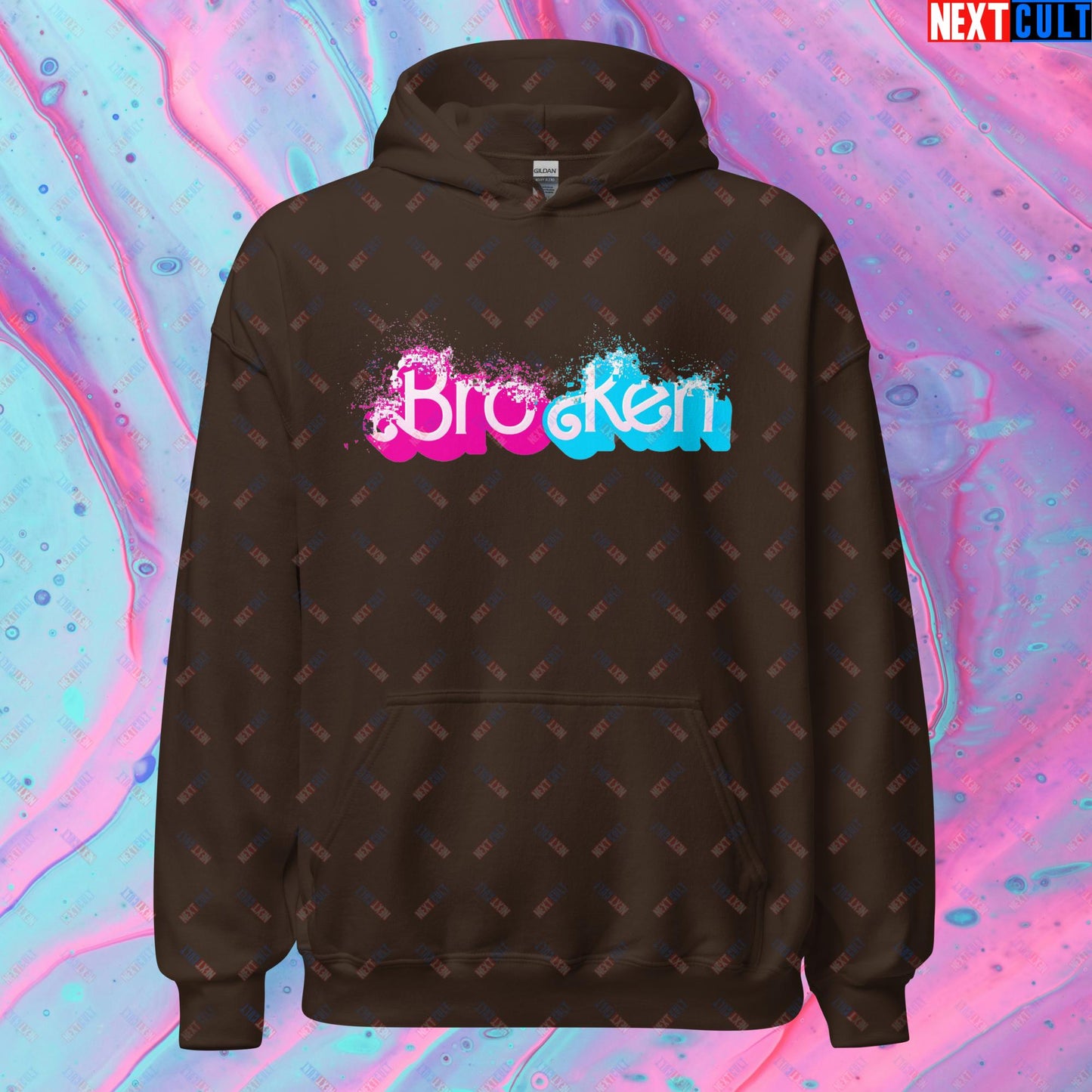 BroKen Funny Ken Barbie Movie Unisex Hoodie Next Cult Brand