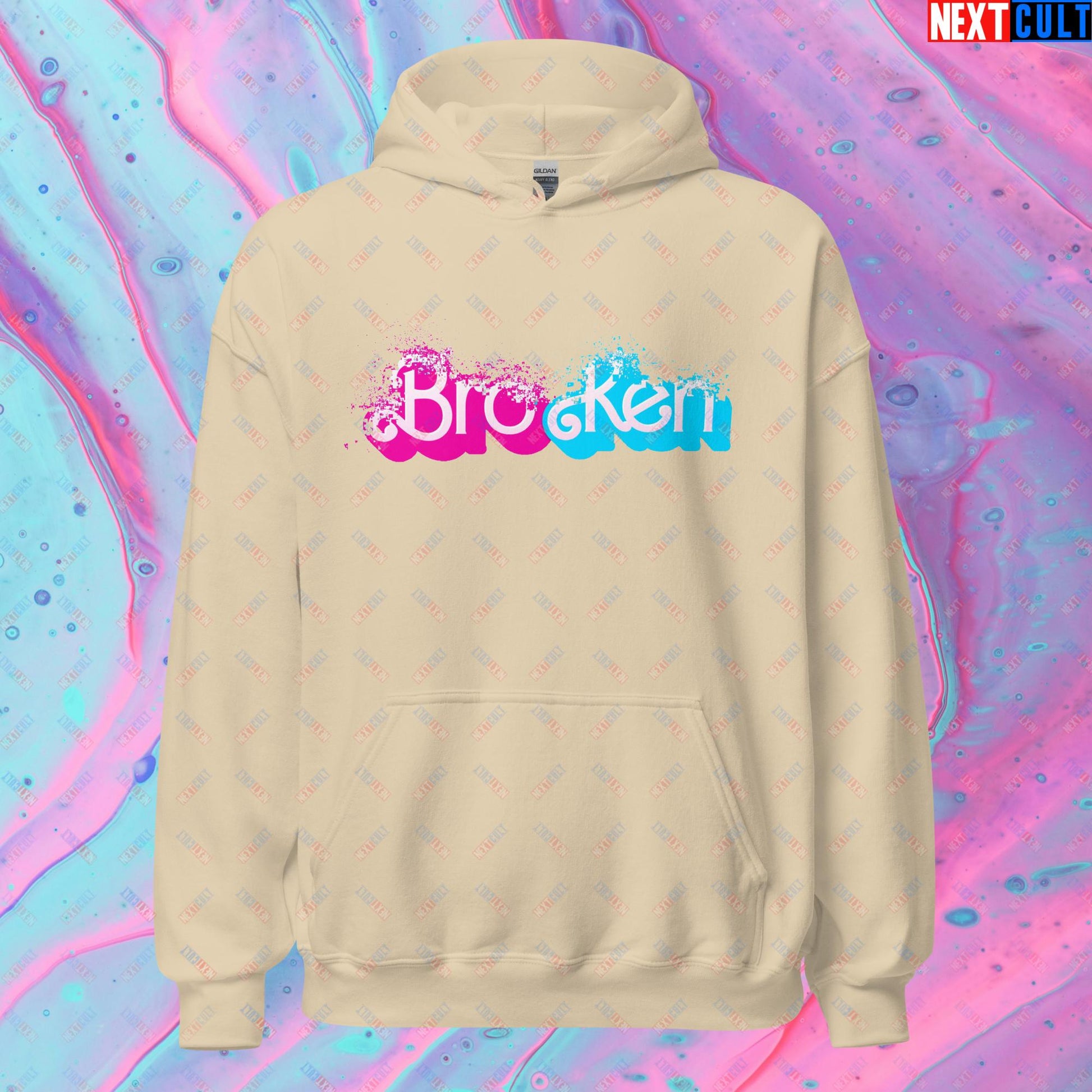 BroKen Funny Ken Barbie Movie Unisex Hoodie Next Cult Brand