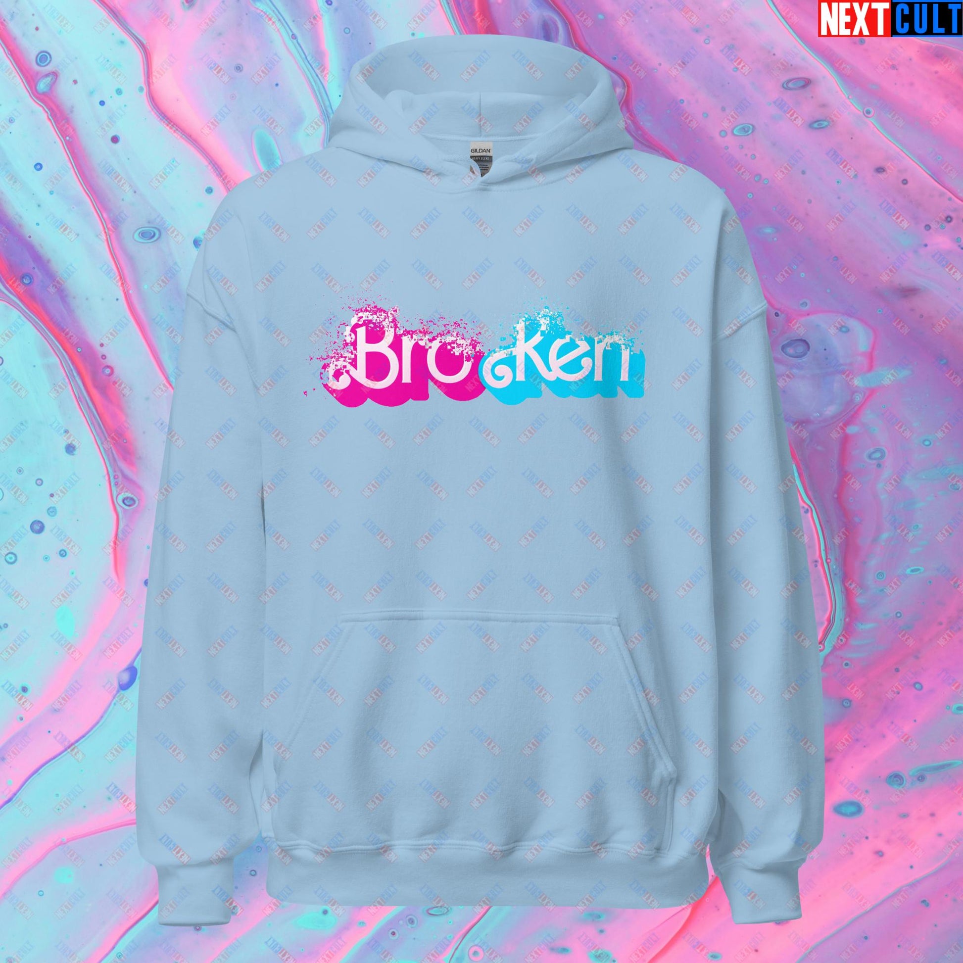 BroKen Funny Ken Barbie Movie Unisex Hoodie Next Cult Brand