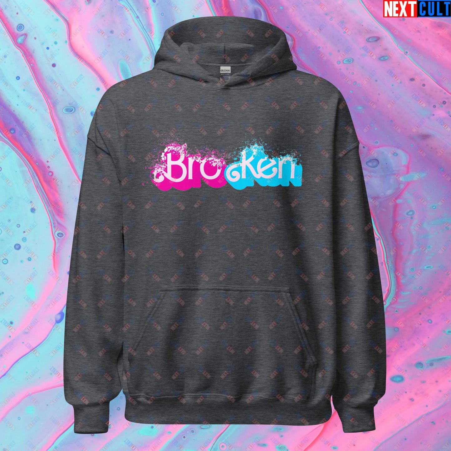 BroKen Funny Ken Barbie Movie Unisex Hoodie Next Cult Brand