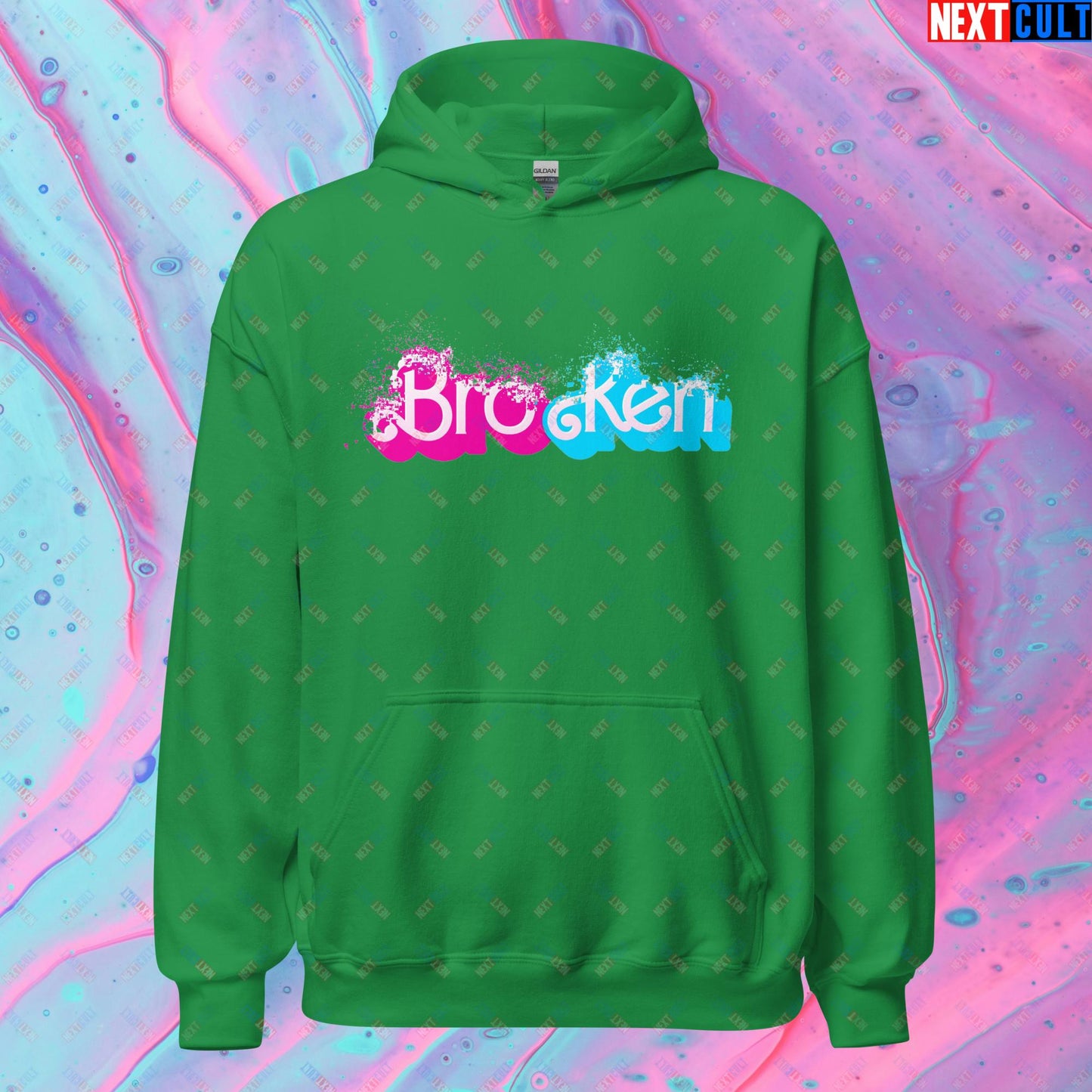 BroKen Funny Ken Barbie Movie Unisex Hoodie Next Cult Brand