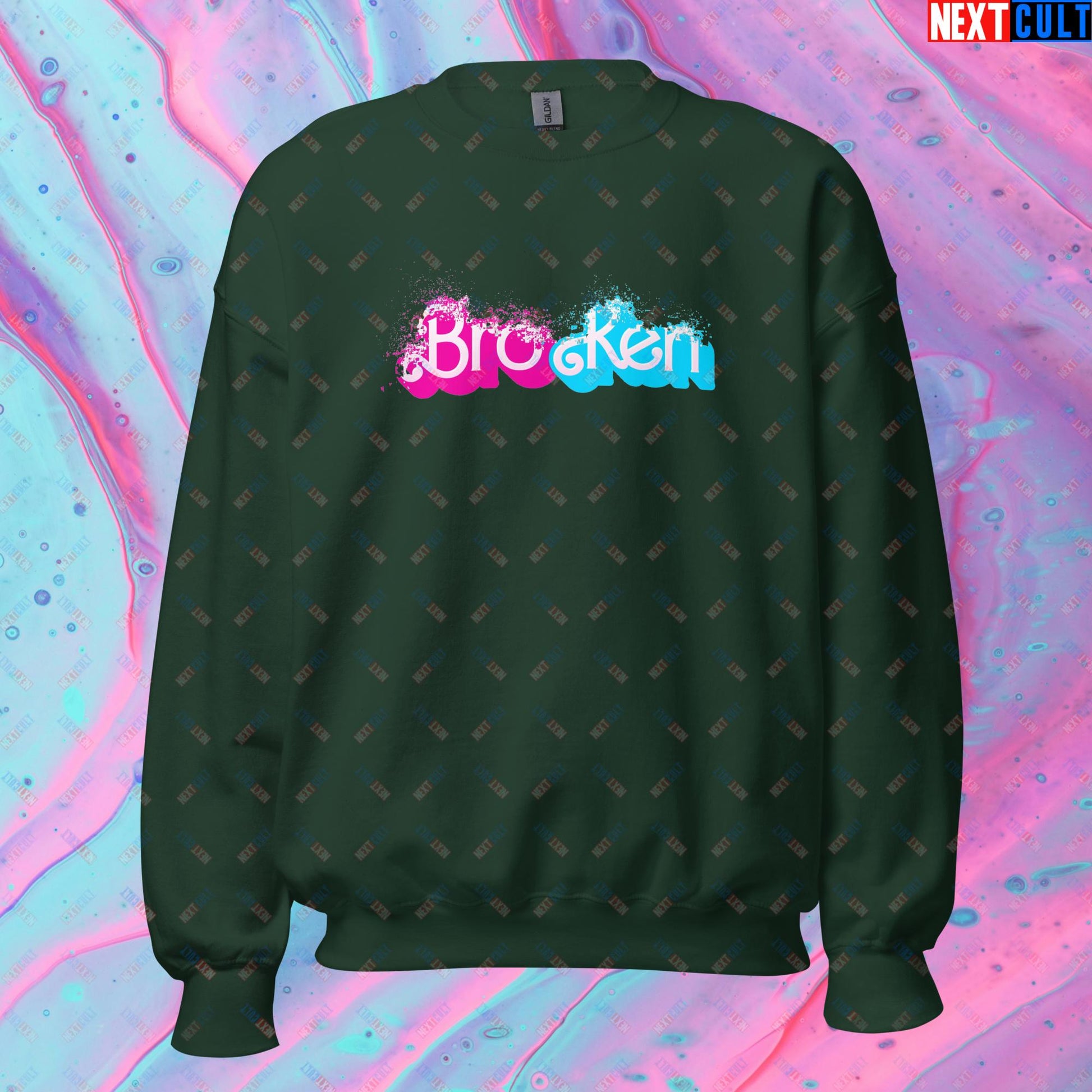 BroKen Funny Ken Barbie Movie Unisex Sweatshirt Next Cult Brand