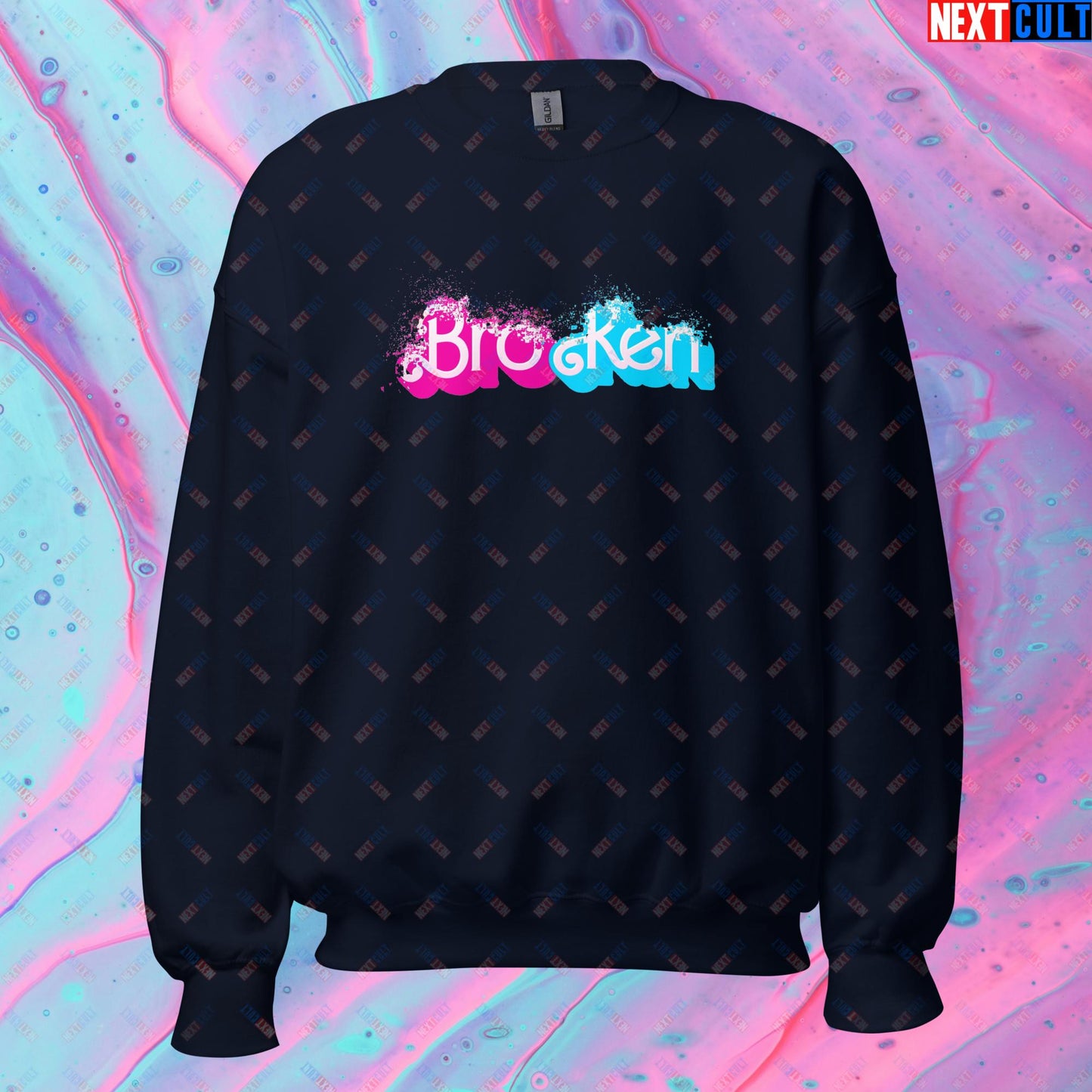 BroKen Funny Ken Barbie Movie Unisex Sweatshirt Next Cult Brand