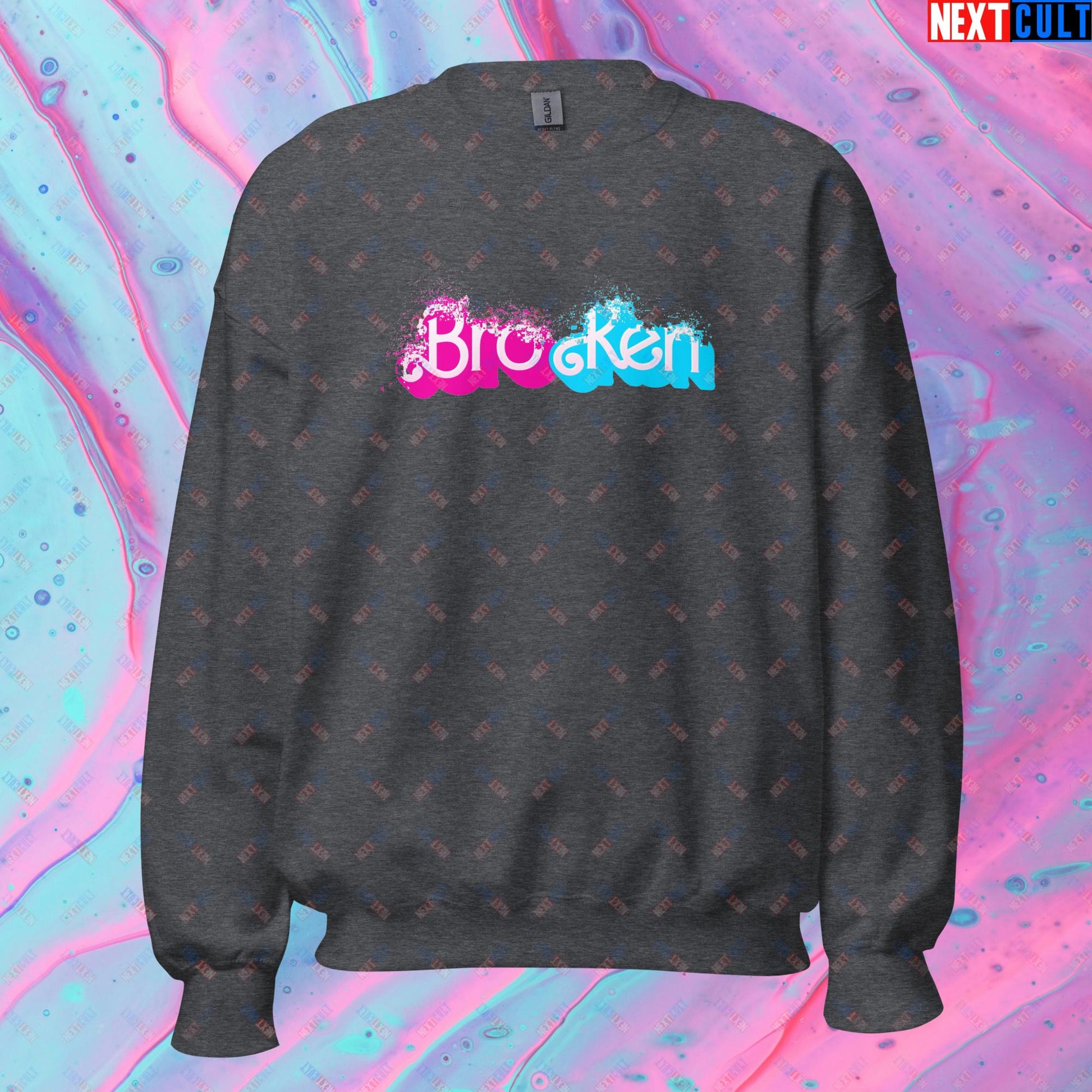 BroKen Funny Ken Barbie Movie Unisex Sweatshirt Next Cult Brand