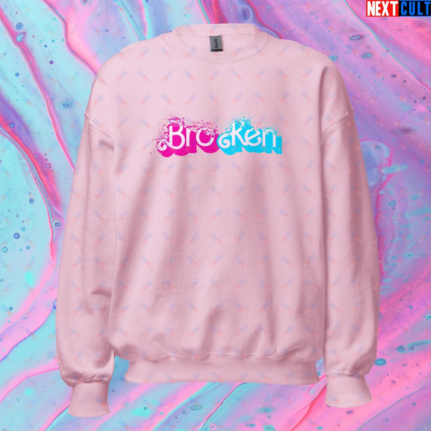 BroKen Funny Ken Barbie Movie Unisex Sweatshirt Next Cult Brand