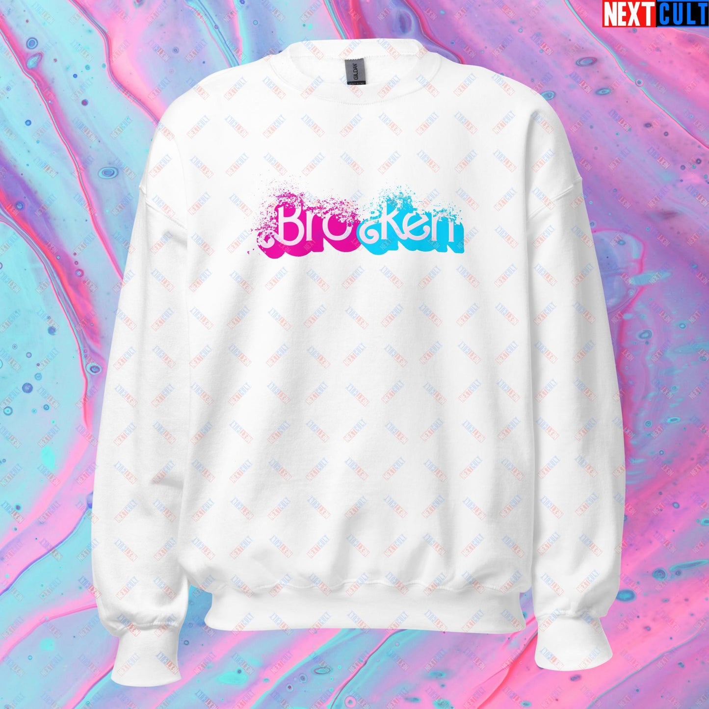 BroKen Funny Ken Barbie Movie Unisex Sweatshirt Next Cult Brand