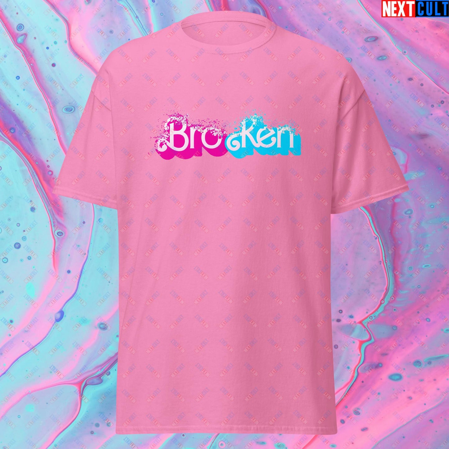 BroKen Funny Ken Barbie Movie Unisex tee Azalea T-shirts Barbie Ken Movies Next Cult Brand