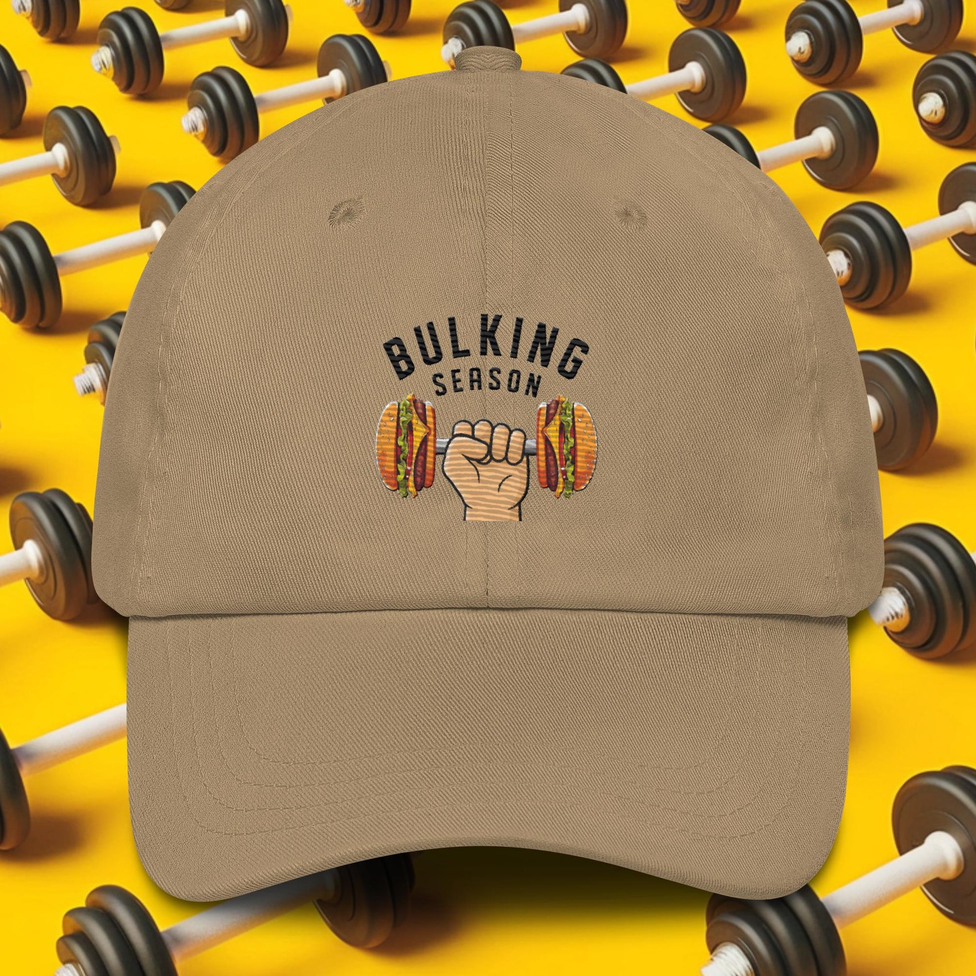 Bulking Season Funny Bulk Diet Gym Workout Fitness Dad hat Next Cult Brand