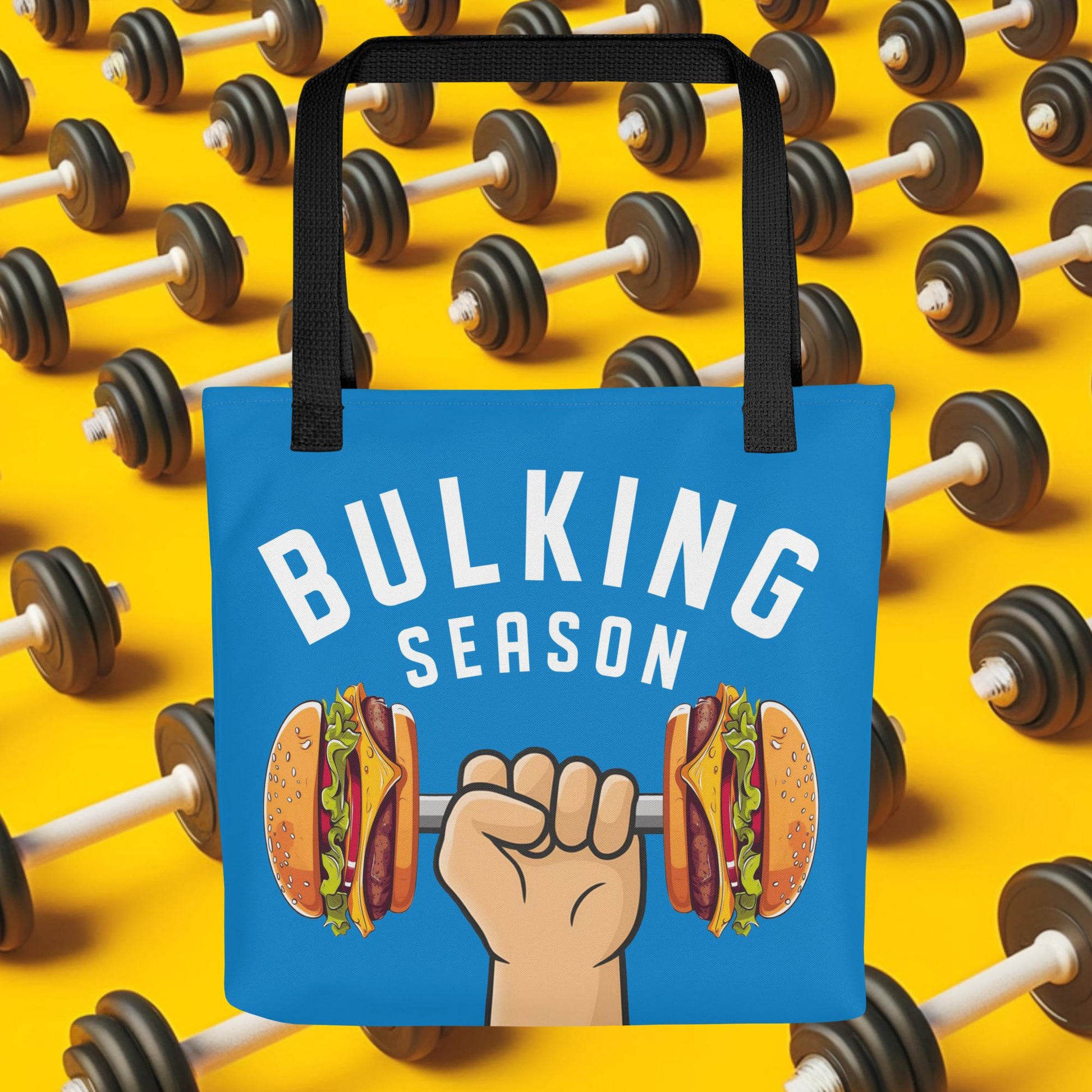 Bulking Season Funny Bulk Diet Gym Workout Fitness Tote bag Next Cult Brand