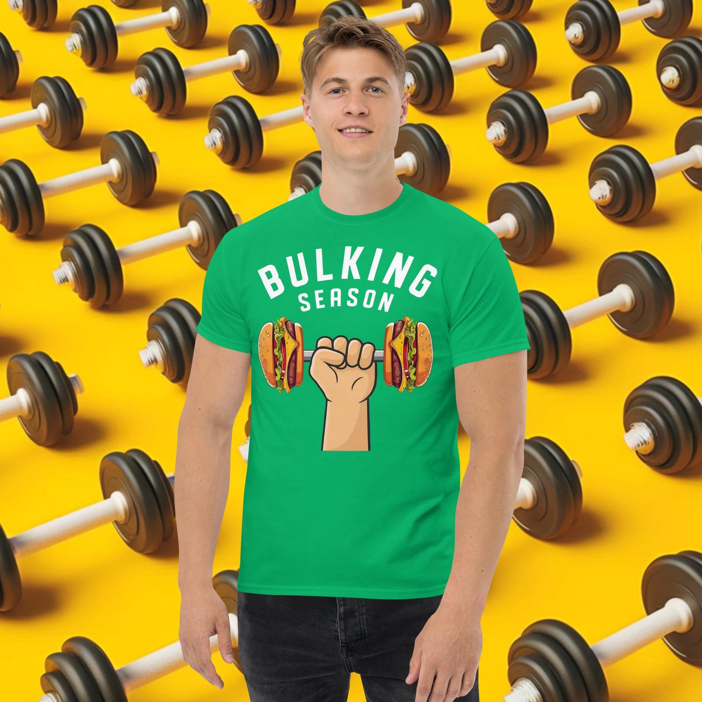 Bulking Season Funny Bulk Diet Gym Workout Fitness tee Next Cult Brand