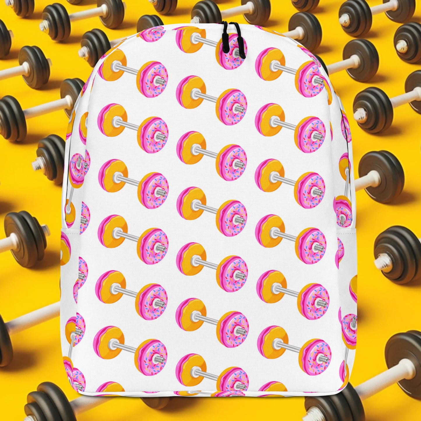 Donut Dumbbell Donuts Barbell Funny Bulk Diet Gym Workout Fitness Bodybuilding Backpack Next Cult Brand
