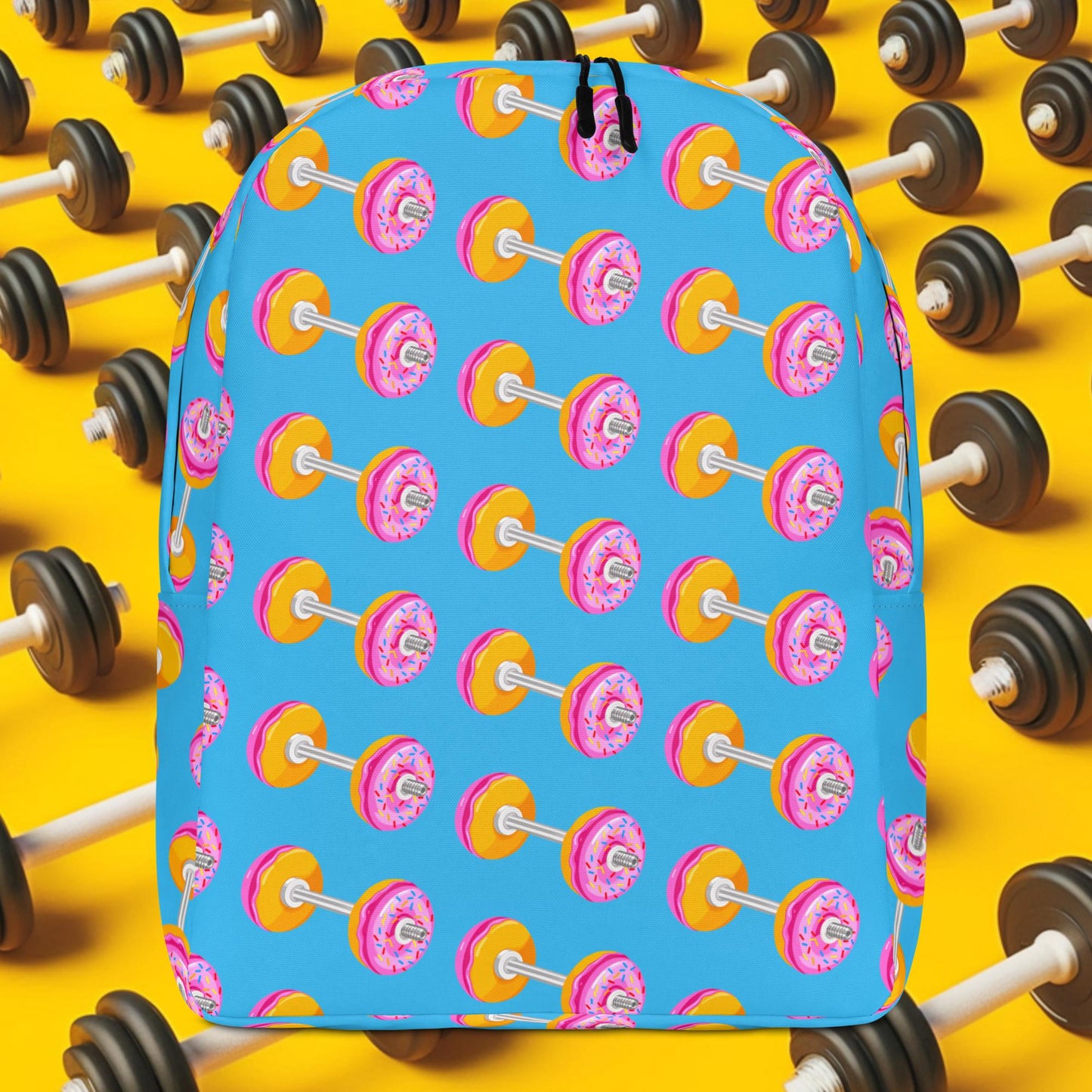 Donut Dumbbell Donuts Barbell Funny Bulk Diet Gym Workout Fitness Bodybuilding Backpack Next Cult Brand