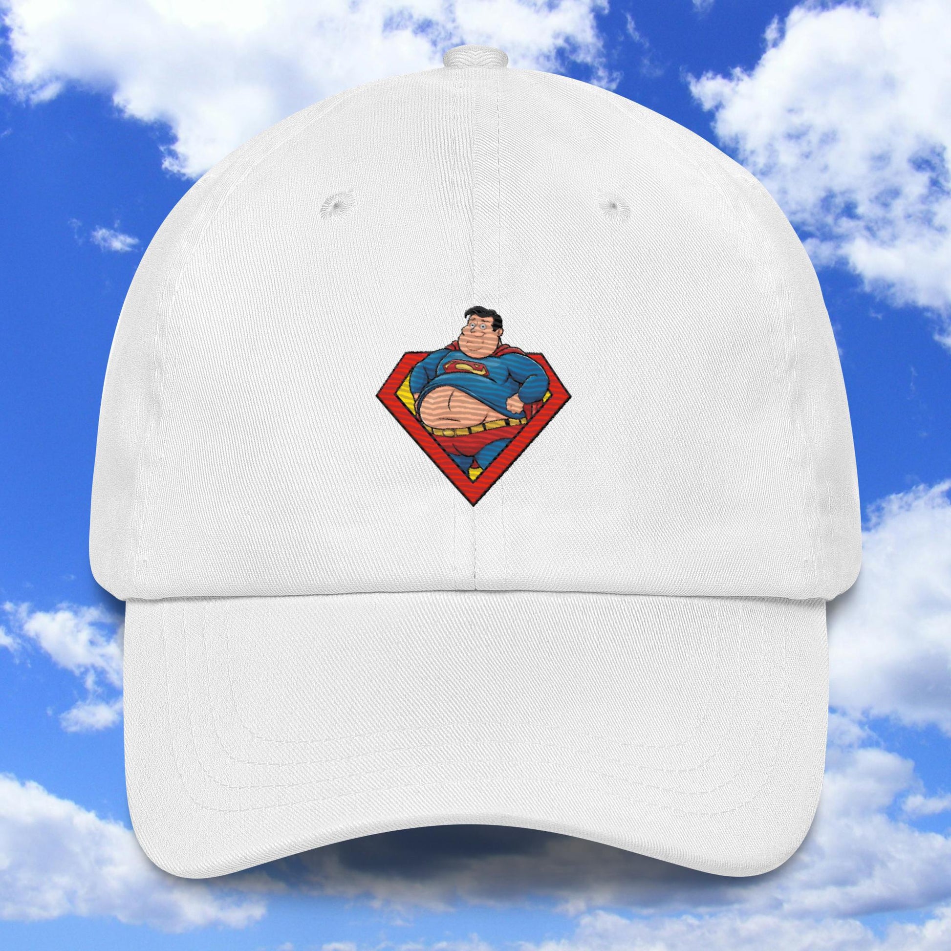 Fat Superman Funny Superhero Dad hat Next Cult Brand