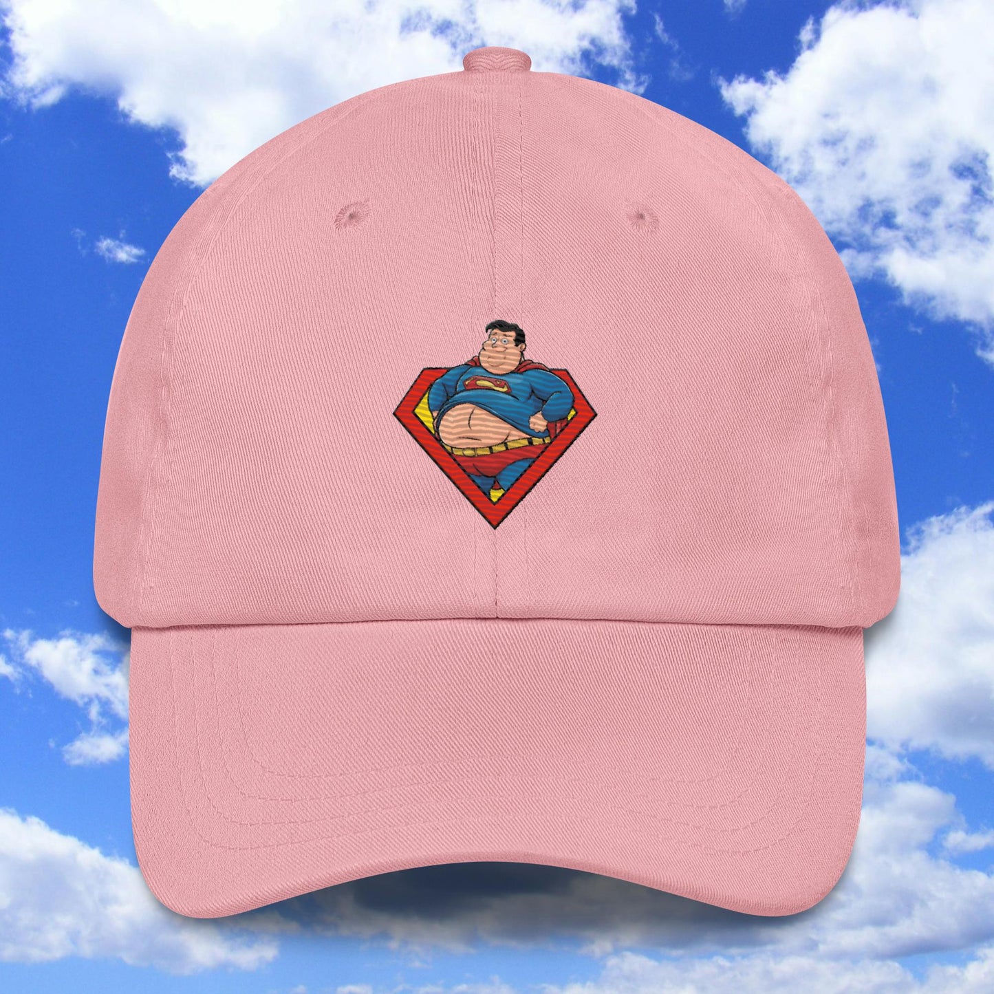 Fat Superman Funny Superhero Dad hat Next Cult Brand