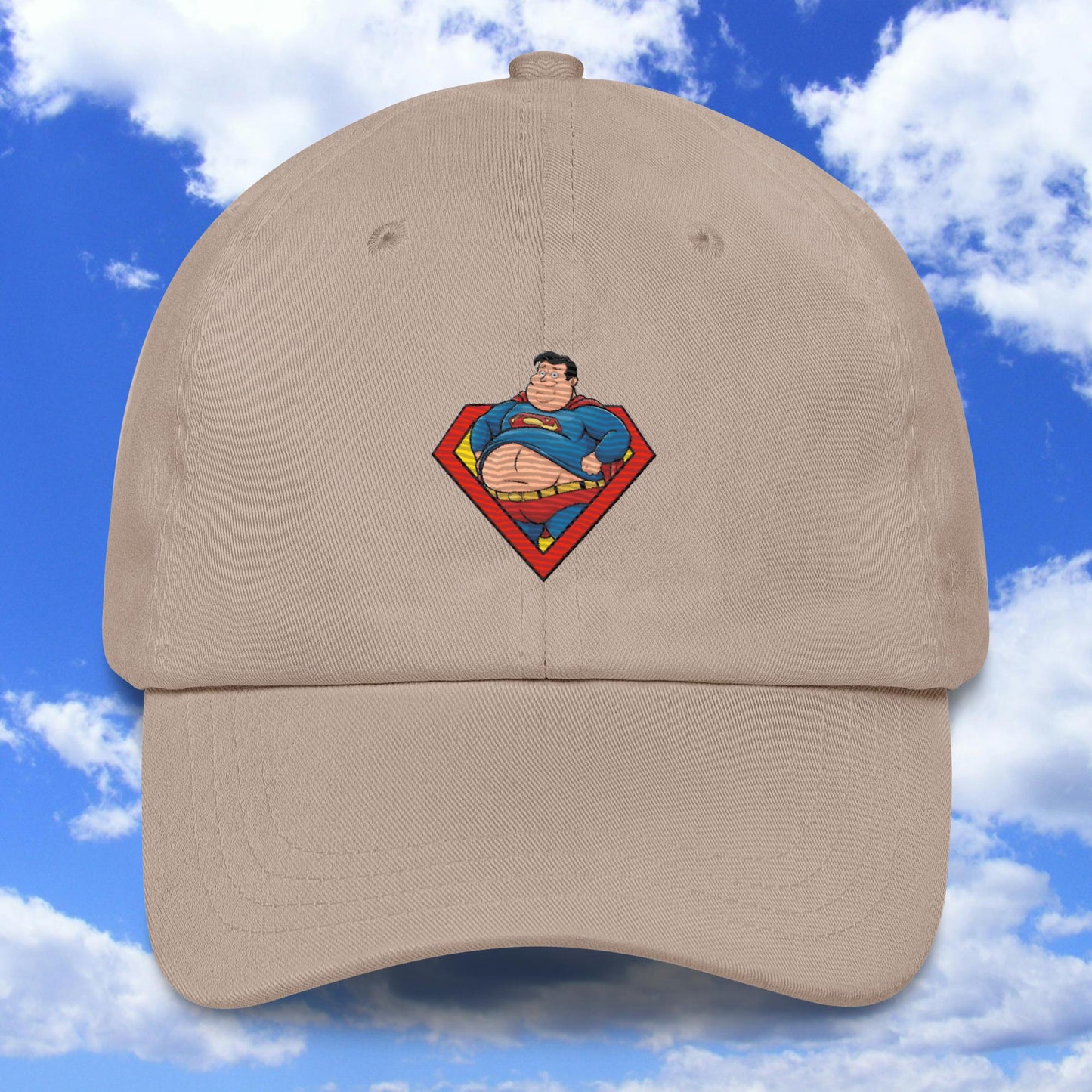 Fat Superman Funny Superhero Dad hat Next Cult Brand