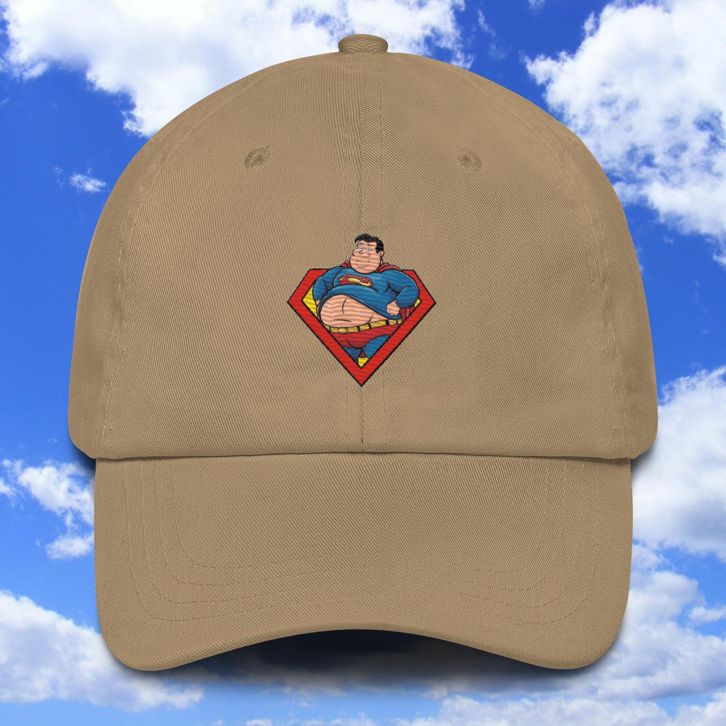 Fat Superman Funny Superhero Dad hat Next Cult Brand