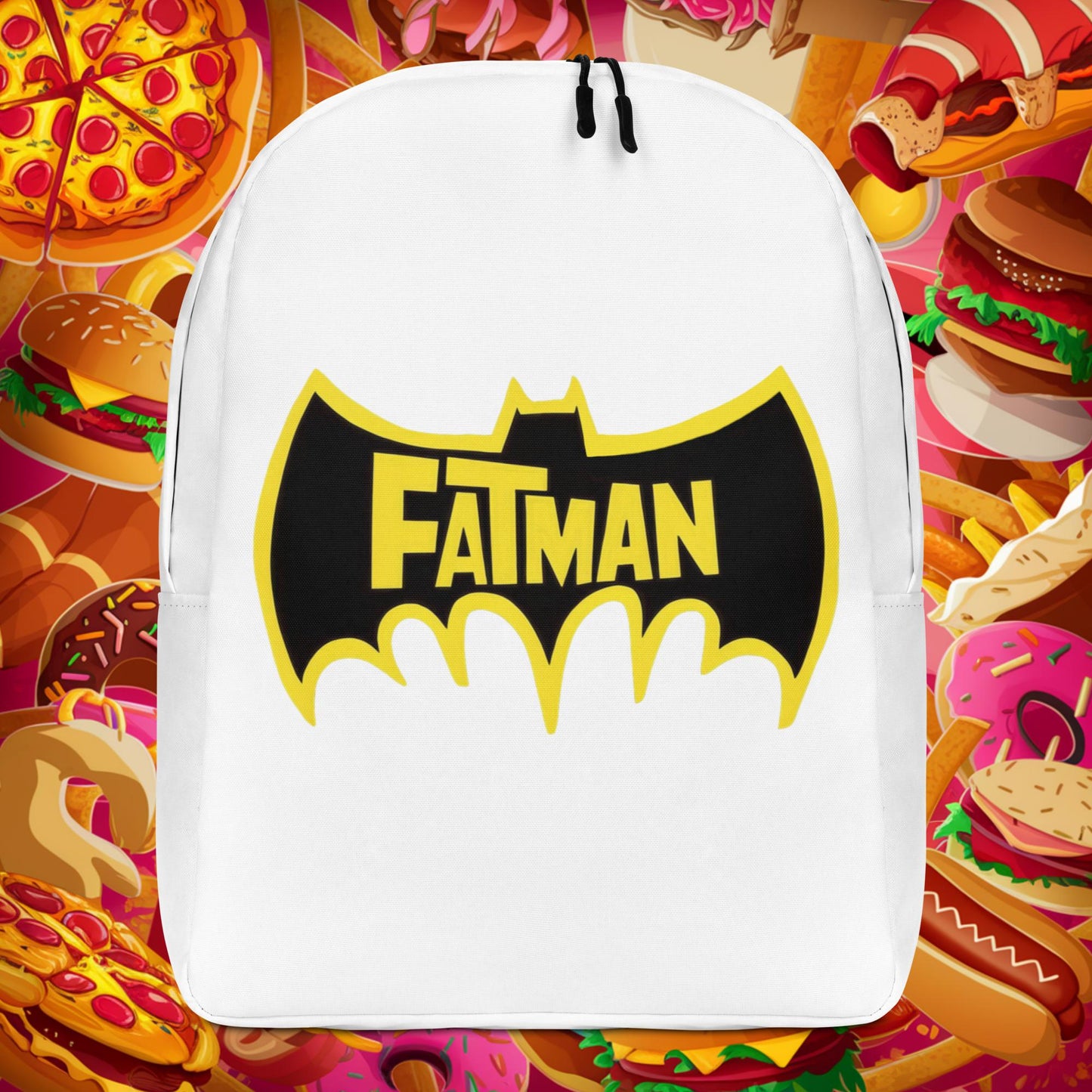 FatMan Funny Fat Superhero Backpack Next Cult Brand