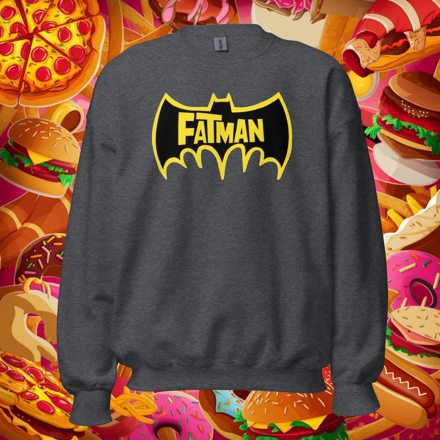 FatMan Funny Fat Superhero Unisex Sweatshirt Next Cult Brand