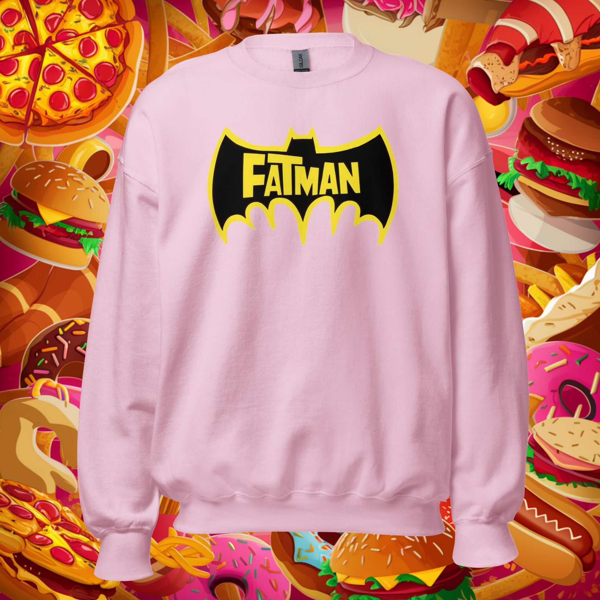 FatMan Funny Fat Superhero Unisex Sweatshirt Next Cult Brand