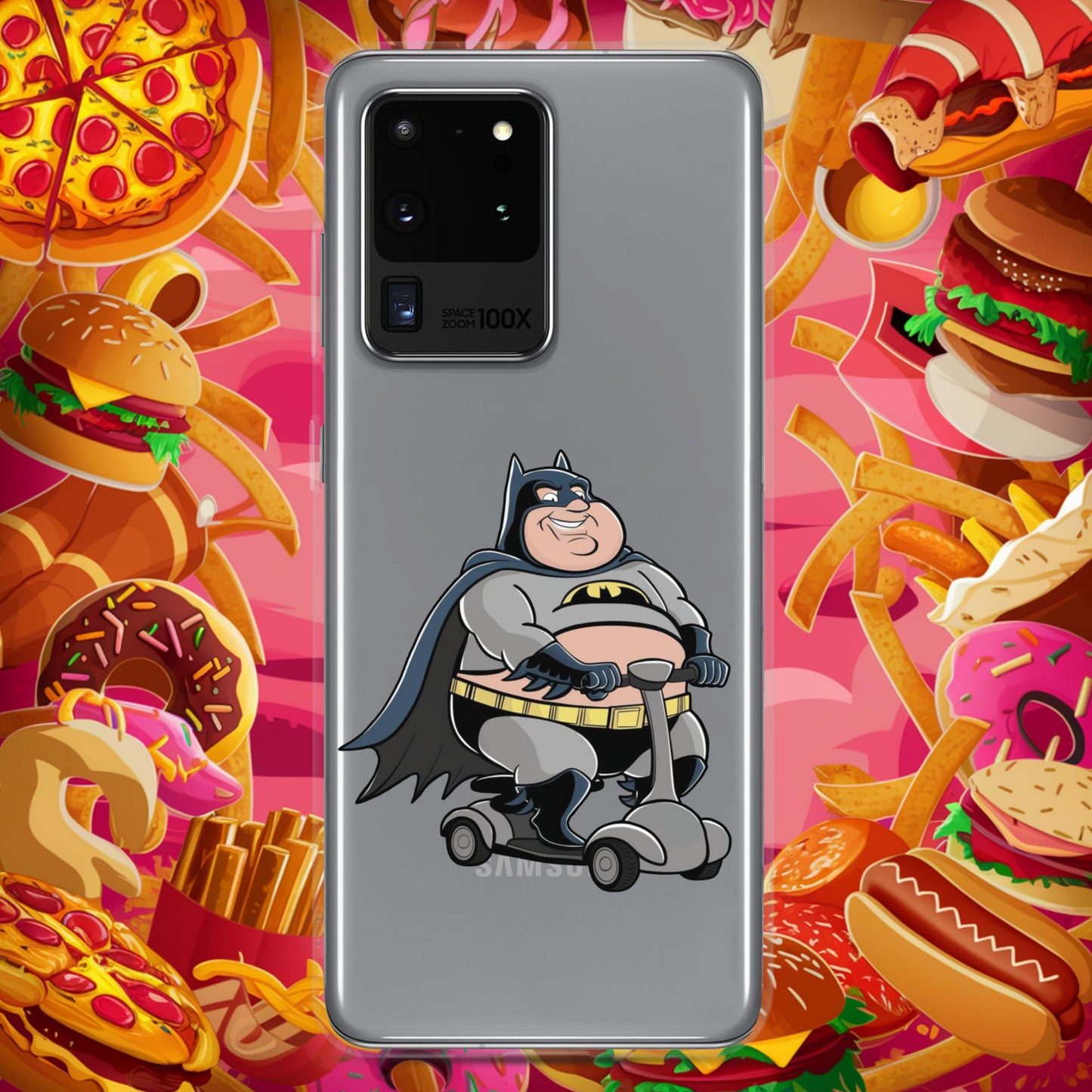 Fatman Fat Superhero Funny Clear Case for Samsung Next Cult Brand