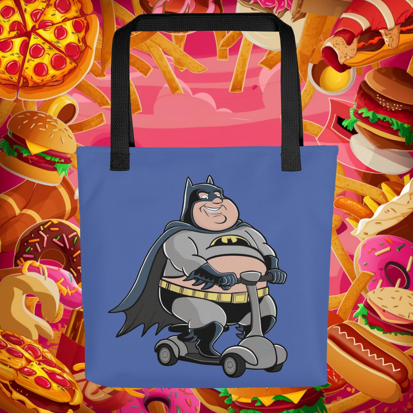 Fatman Fat Superhero Funny Tote bag Next Cult Brand