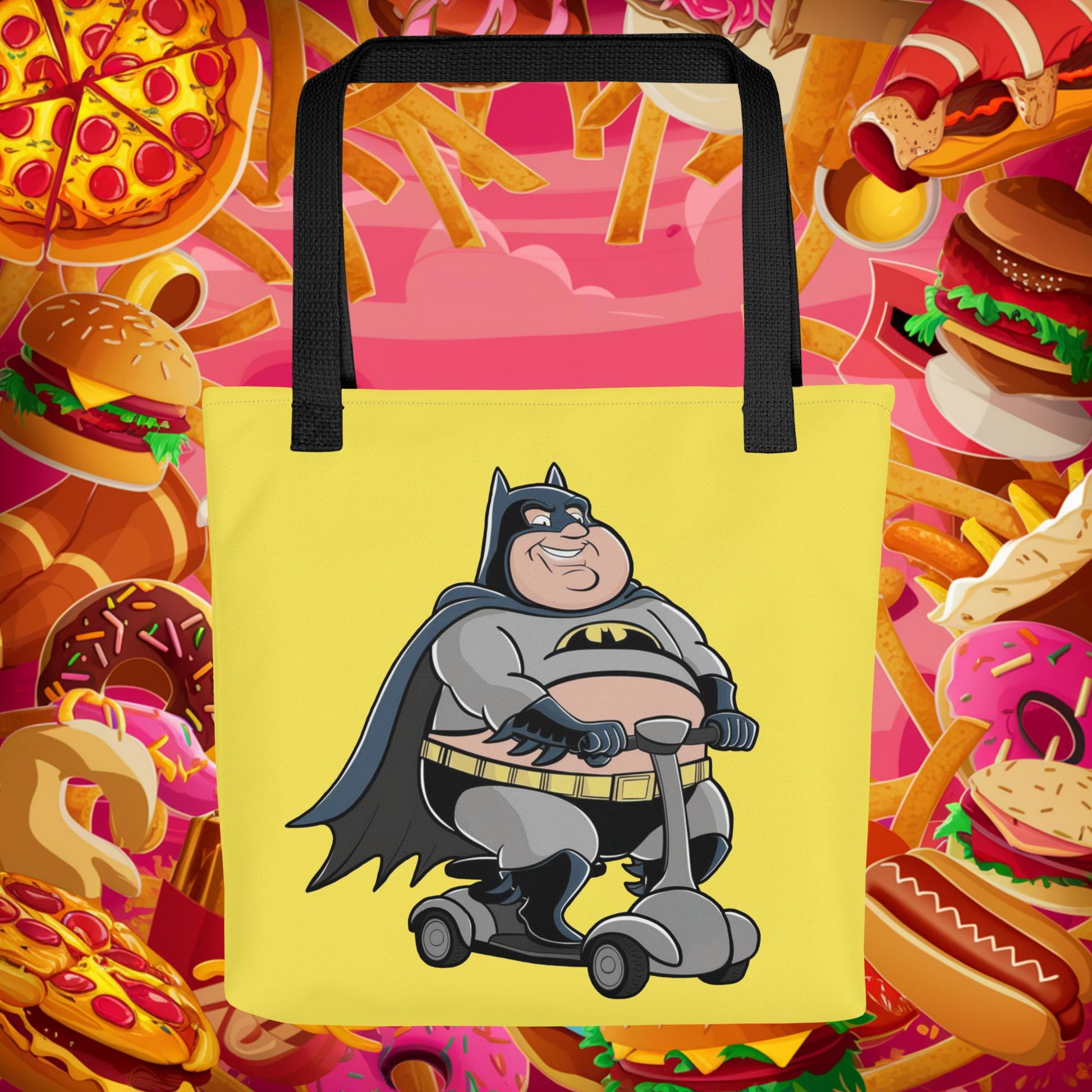 Fatman Fat Superhero Funny Tote bag Next Cult Brand