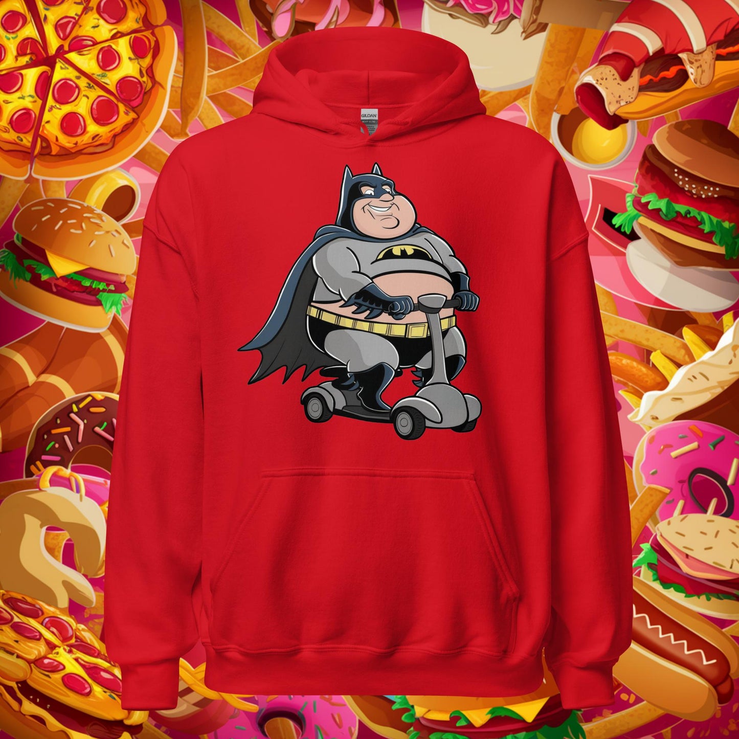 Fatman Fat Superhero Funny Unisex Hoodie Next Cult Brand