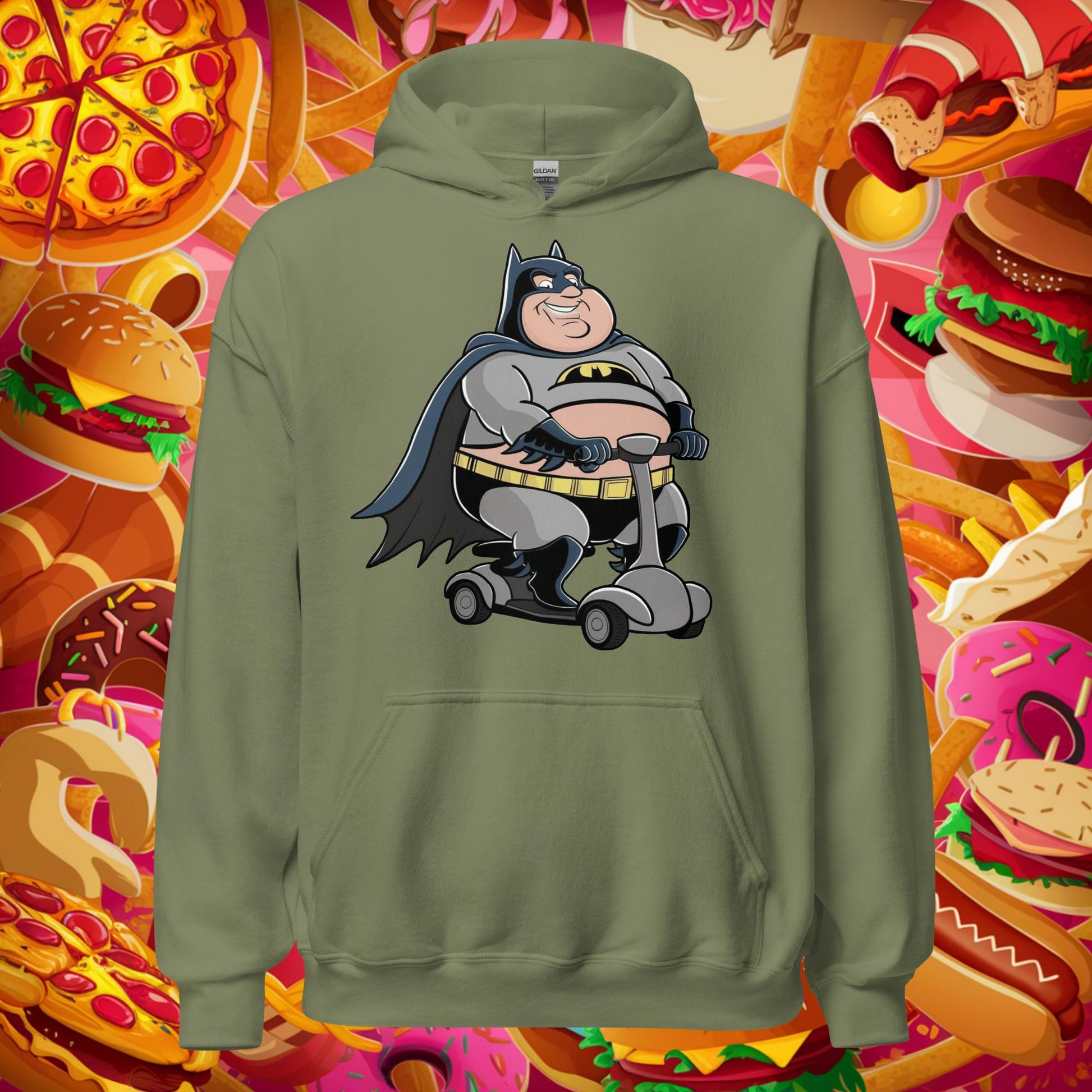 Fatman Fat Superhero Funny Unisex Hoodie Next Cult Brand