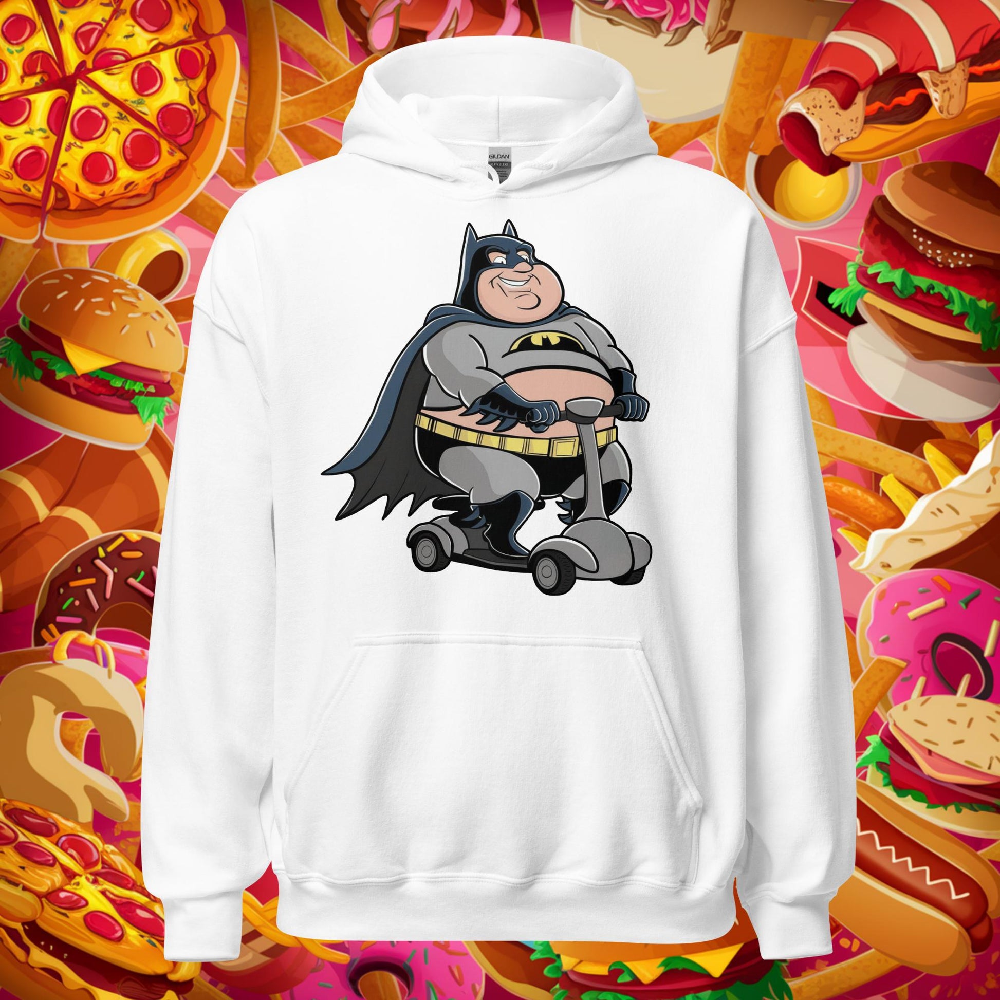 Fatman Fat Superhero Funny Unisex Hoodie Next Cult Brand