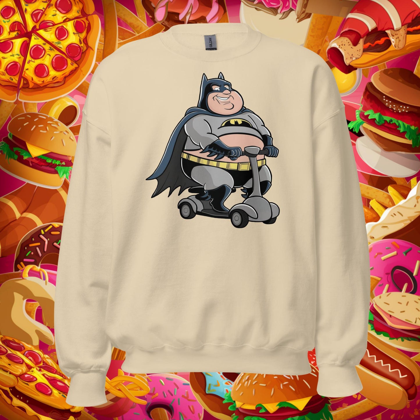 Fatman Fat Superhero Funny Unisex Sweatshirt Next Cult Brand