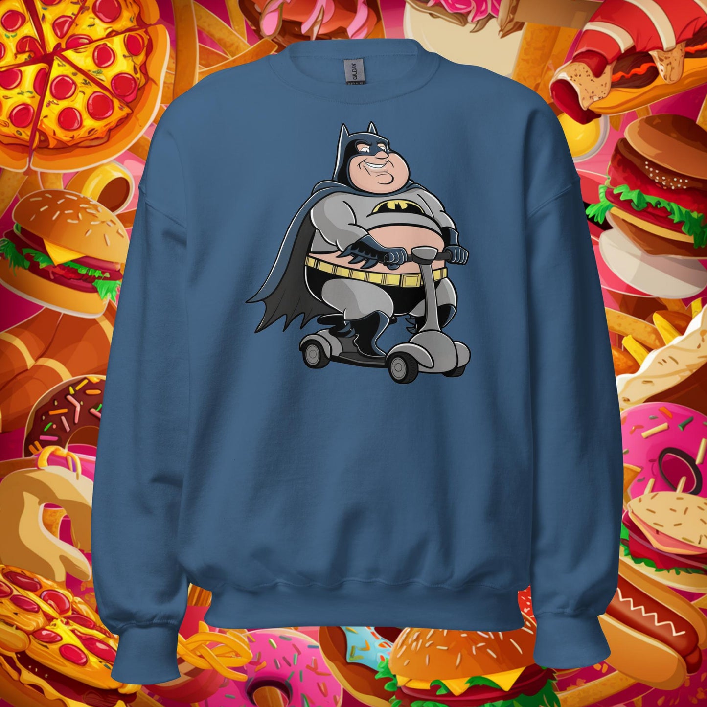 Fatman Fat Superhero Funny Unisex Sweatshirt Next Cult Brand