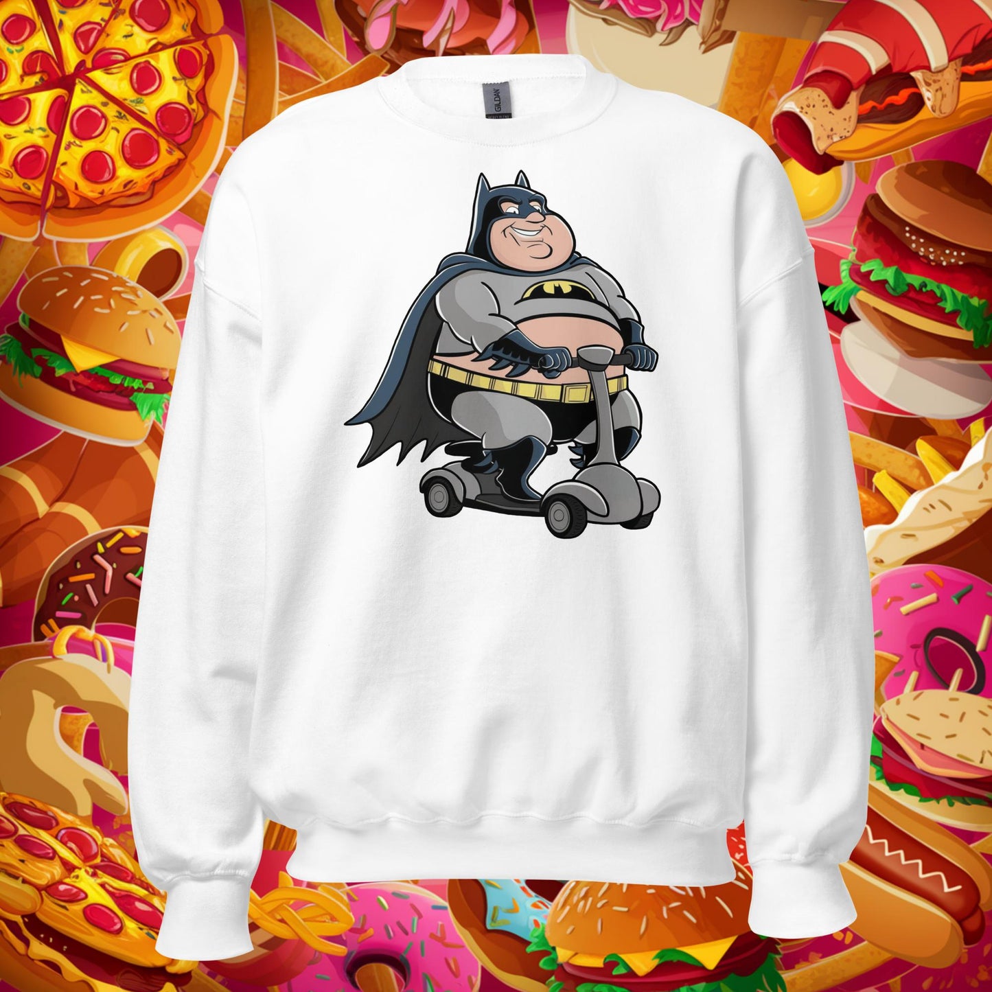 Fatman Fat Superhero Funny Unisex Sweatshirt Next Cult Brand