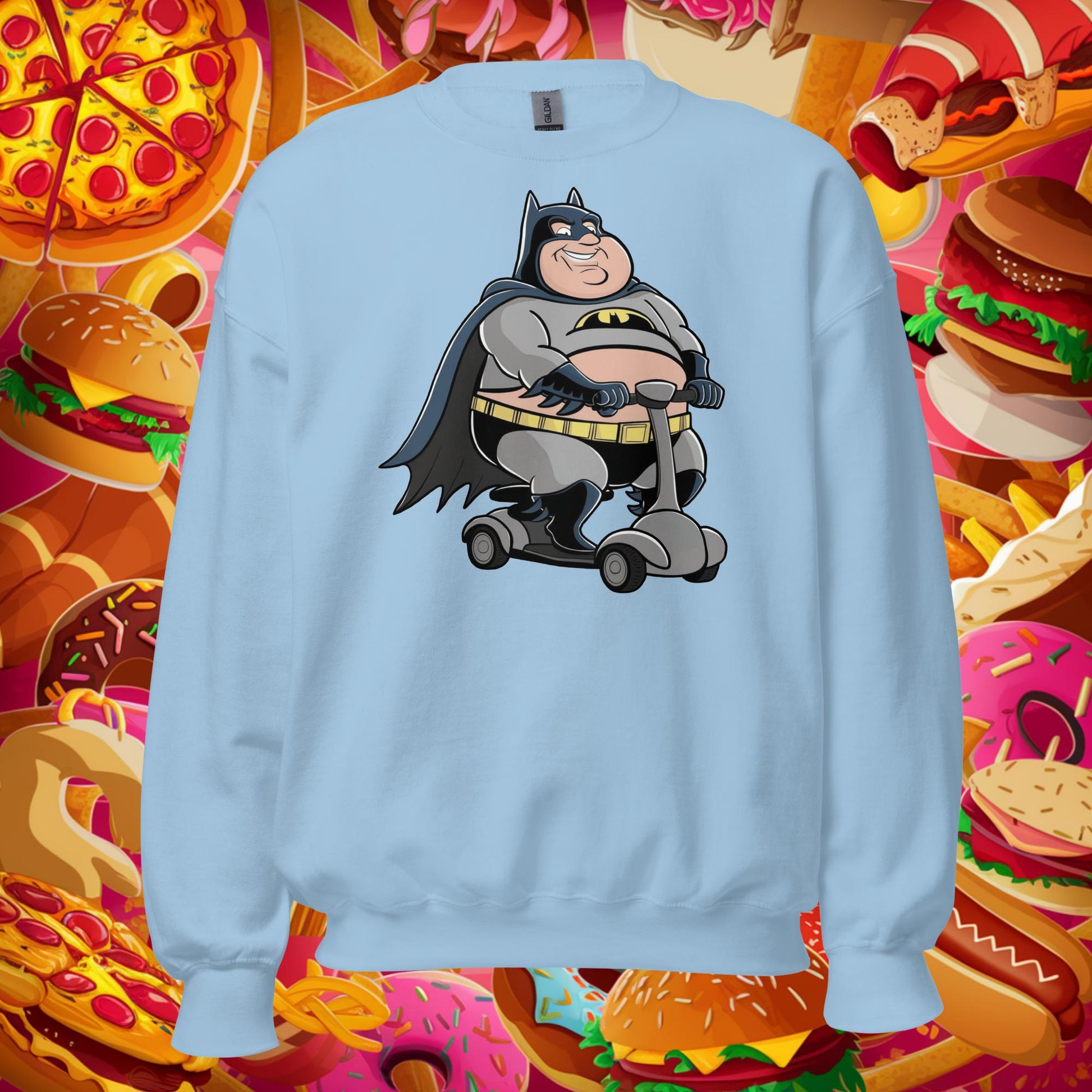 Fatman Fat Superhero Funny Unisex Sweatshirt Next Cult Brand