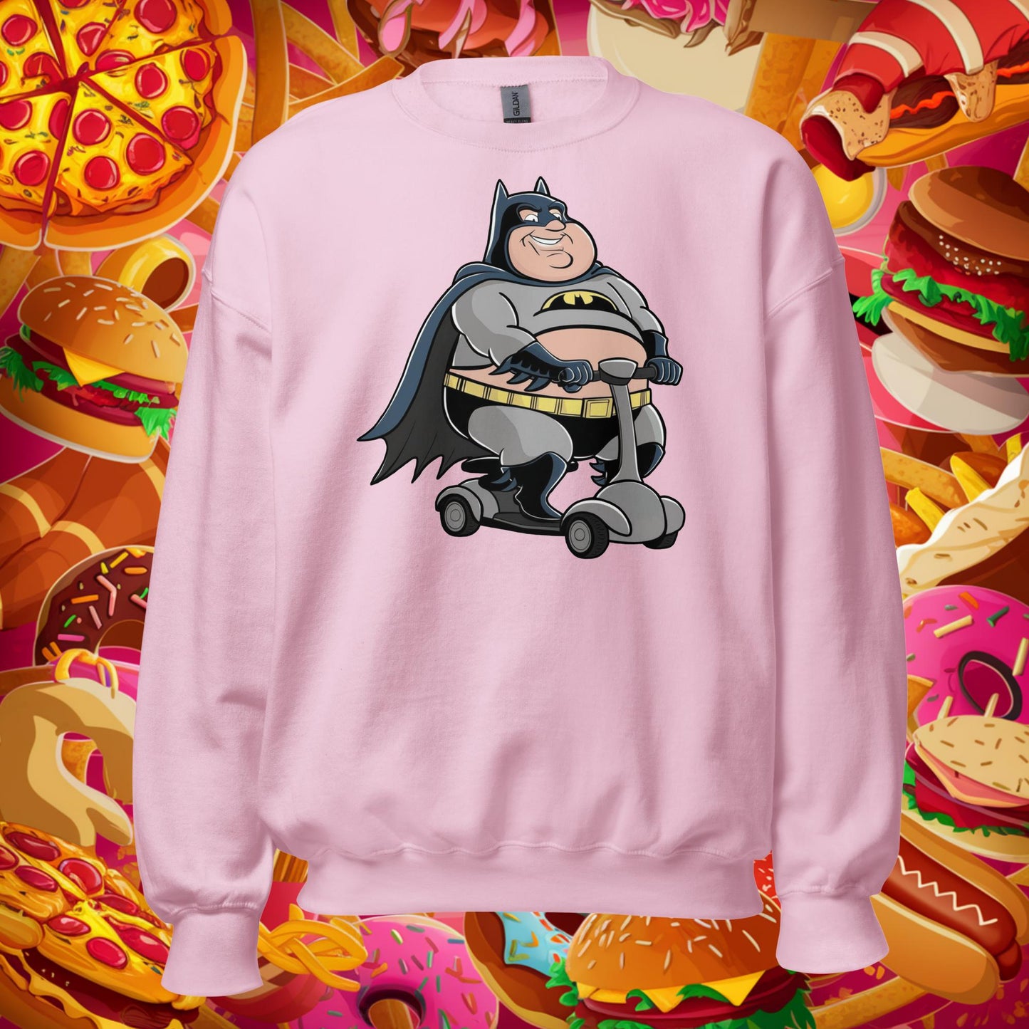 Fatman Fat Superhero Funny Unisex Sweatshirt Next Cult Brand