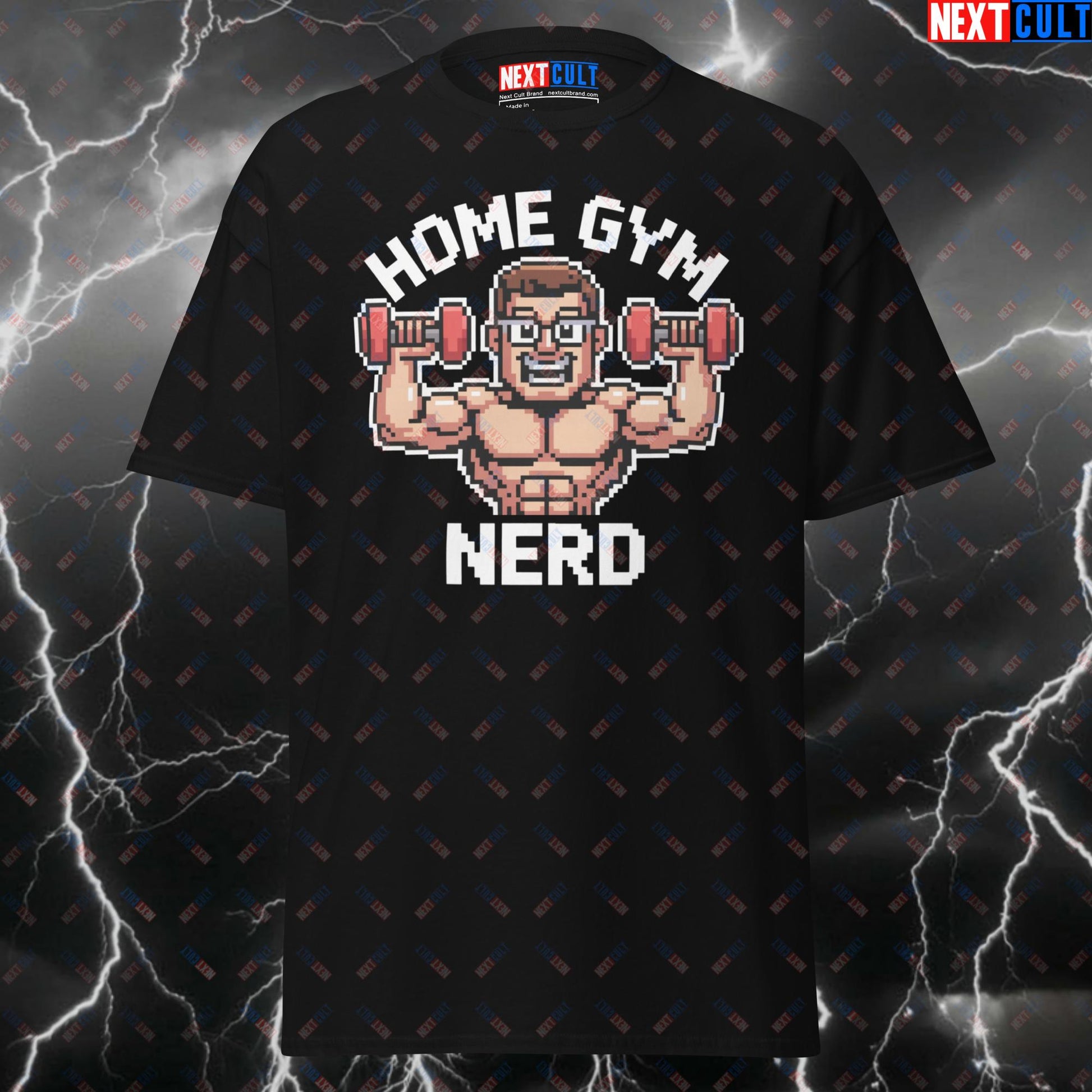 Funny Gym Shirt for Lifters - Home Gym Nerd Pump Cover Tee - Bodybuilding & Powerlifting Meme T-Shirt for Gymbros T-shirts Fitness Gym Home Gym Pump Cover Workout Next Cult Brand