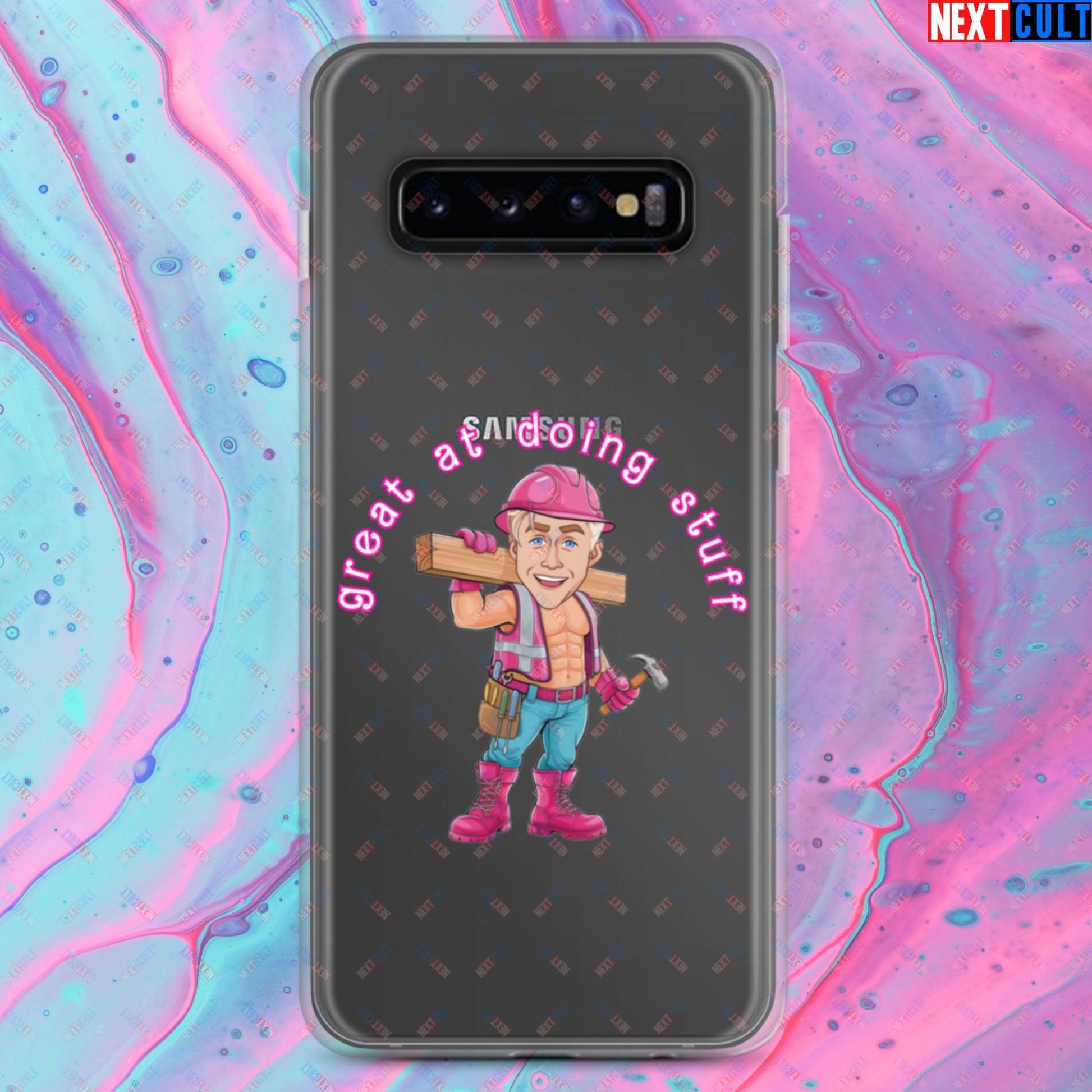 Great at Doing Stuff Ken Barbie Movie Ryan Gosling Funny Clear Case for Samsung Next Cult Brand