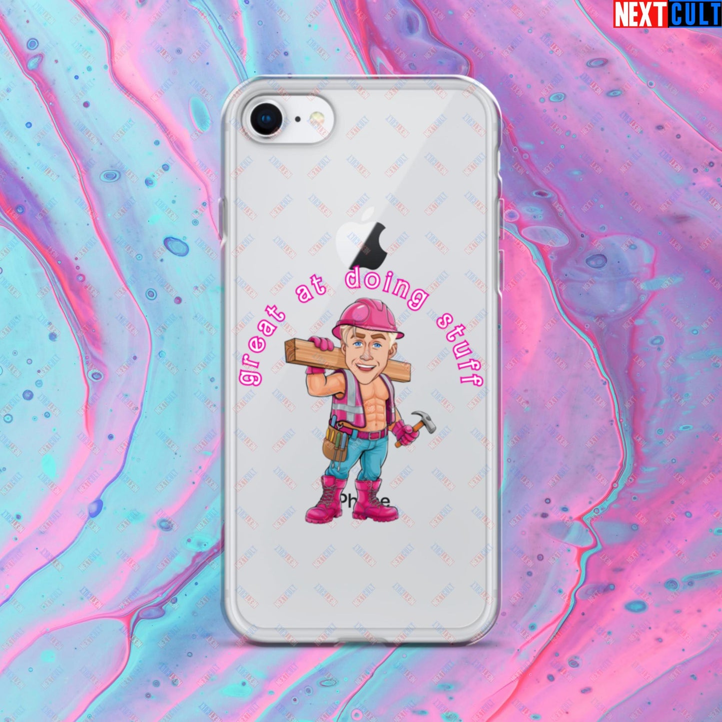 Great at Doing Stuff Ken Barbie Movie Ryan Gosling Funny Clear Case for iPhone Next Cult Brand