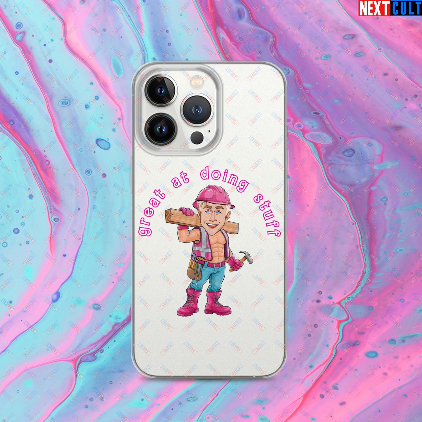 Great at Doing Stuff Ken Barbie Movie Ryan Gosling Funny Clear Case for iPhone Next Cult Brand